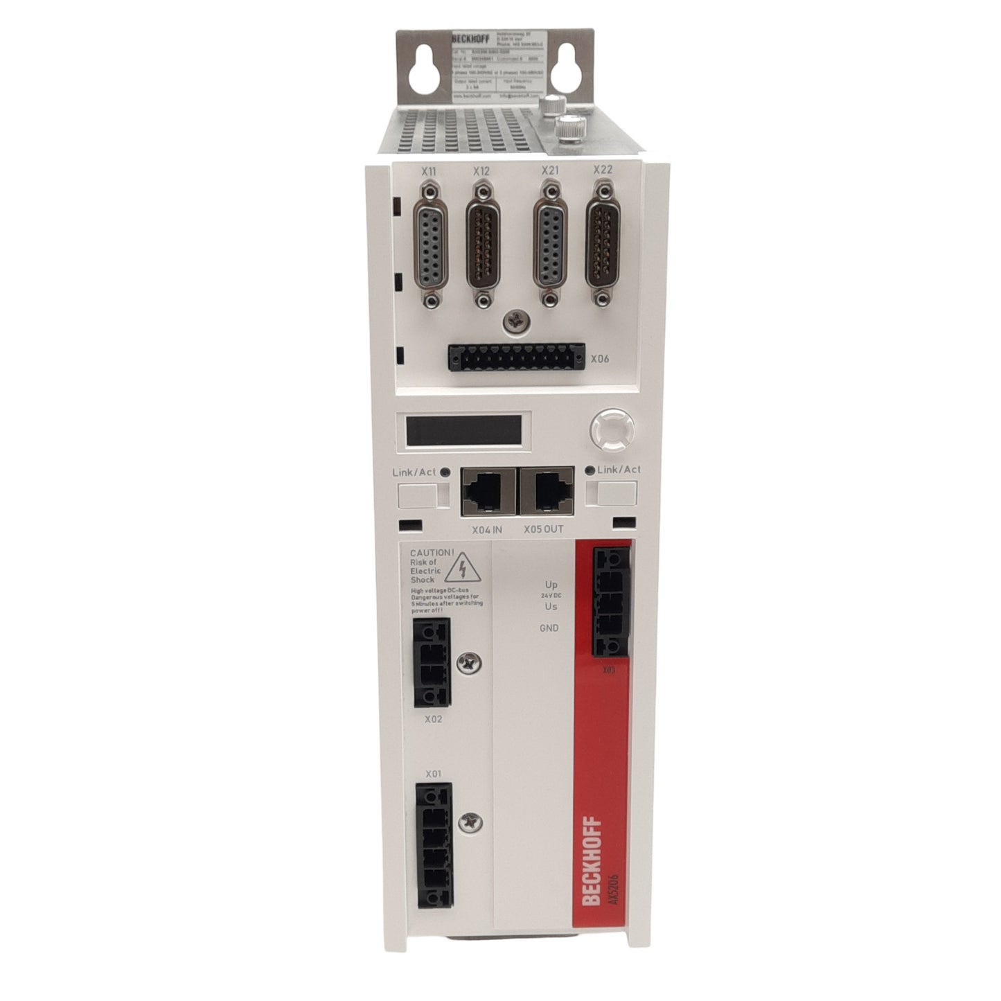 New Beckhoff AX5206-0000-0202 Digital Compact Servo Drive, 2-Channel, 3PH 100-480VAC