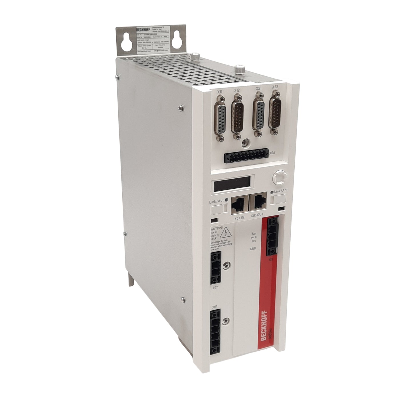New Beckhoff AX5206-0000-0202 Digital Compact Servo Drive, 2-Channel, 3PH 100-480VAC