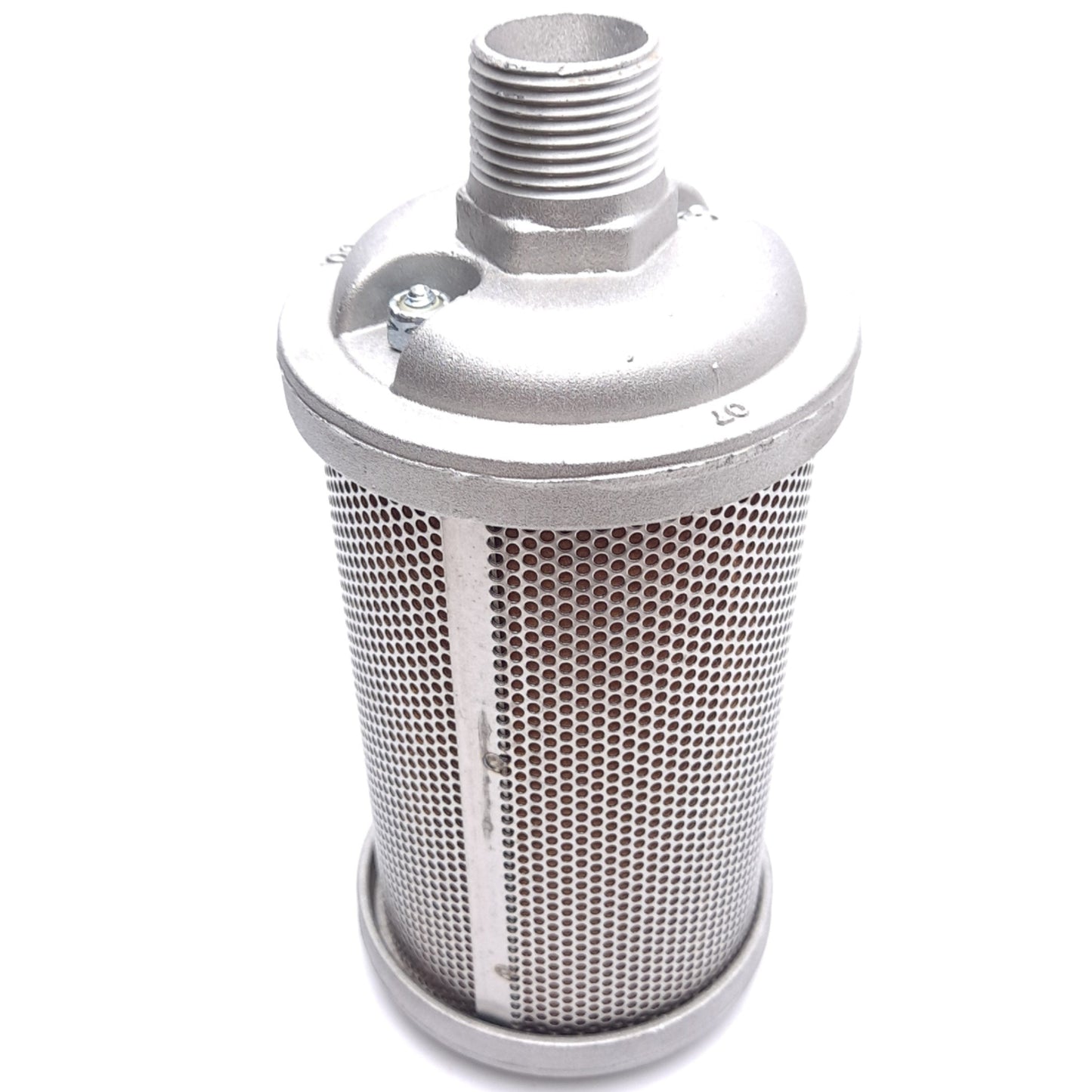 New Alwitco F07 0113007 Filter Silencer, 3/4in NPT, 150psig, Single Chamber, ø3.4in