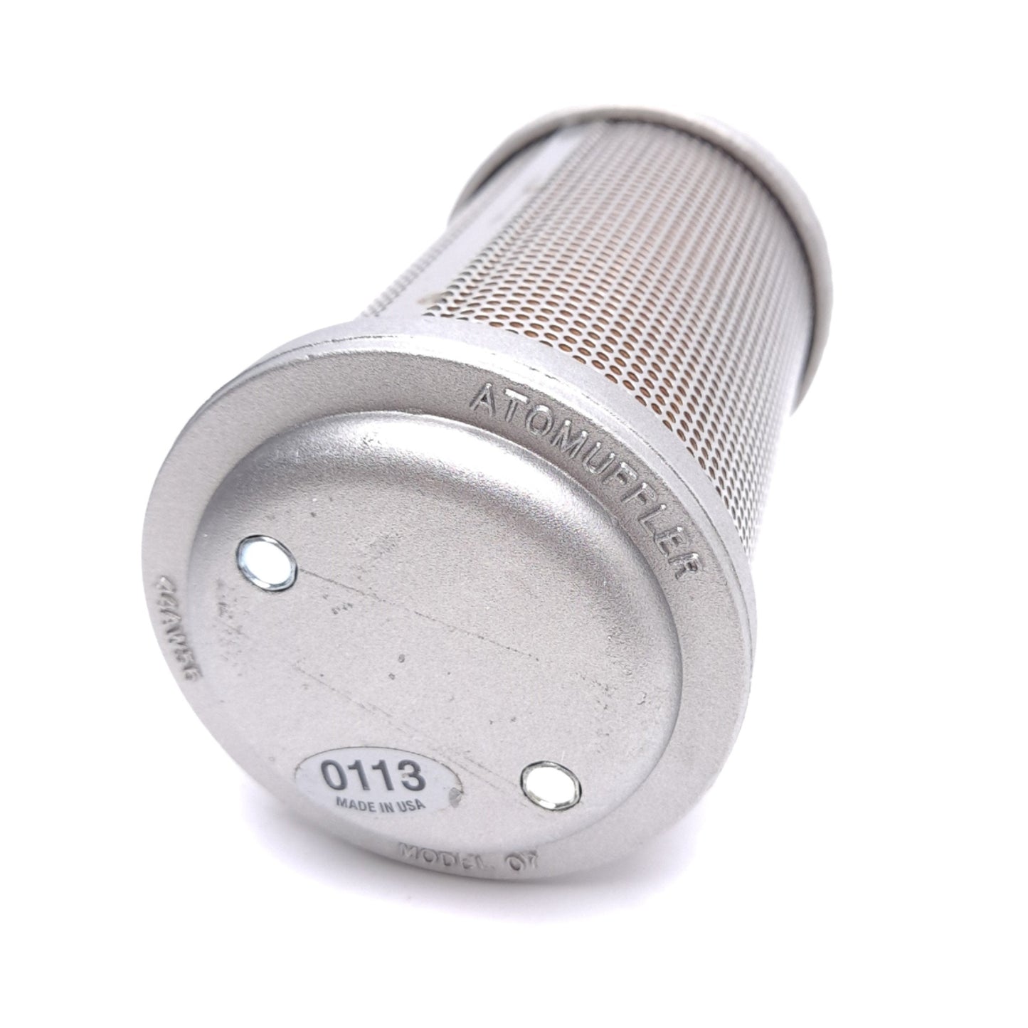 New Alwitco F07 0113007 Filter Silencer, 3/4in NPT, 150psig, Single Chamber, ø3.4in