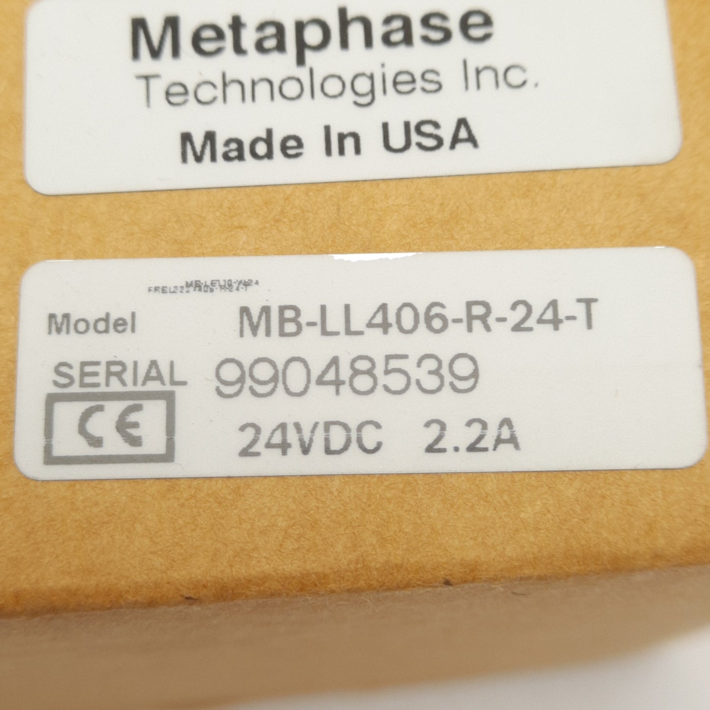 New Metaphase MB-LL406-R-24-T MetaBright Line Light, Red 630nm, 16in, 24VDC, M12