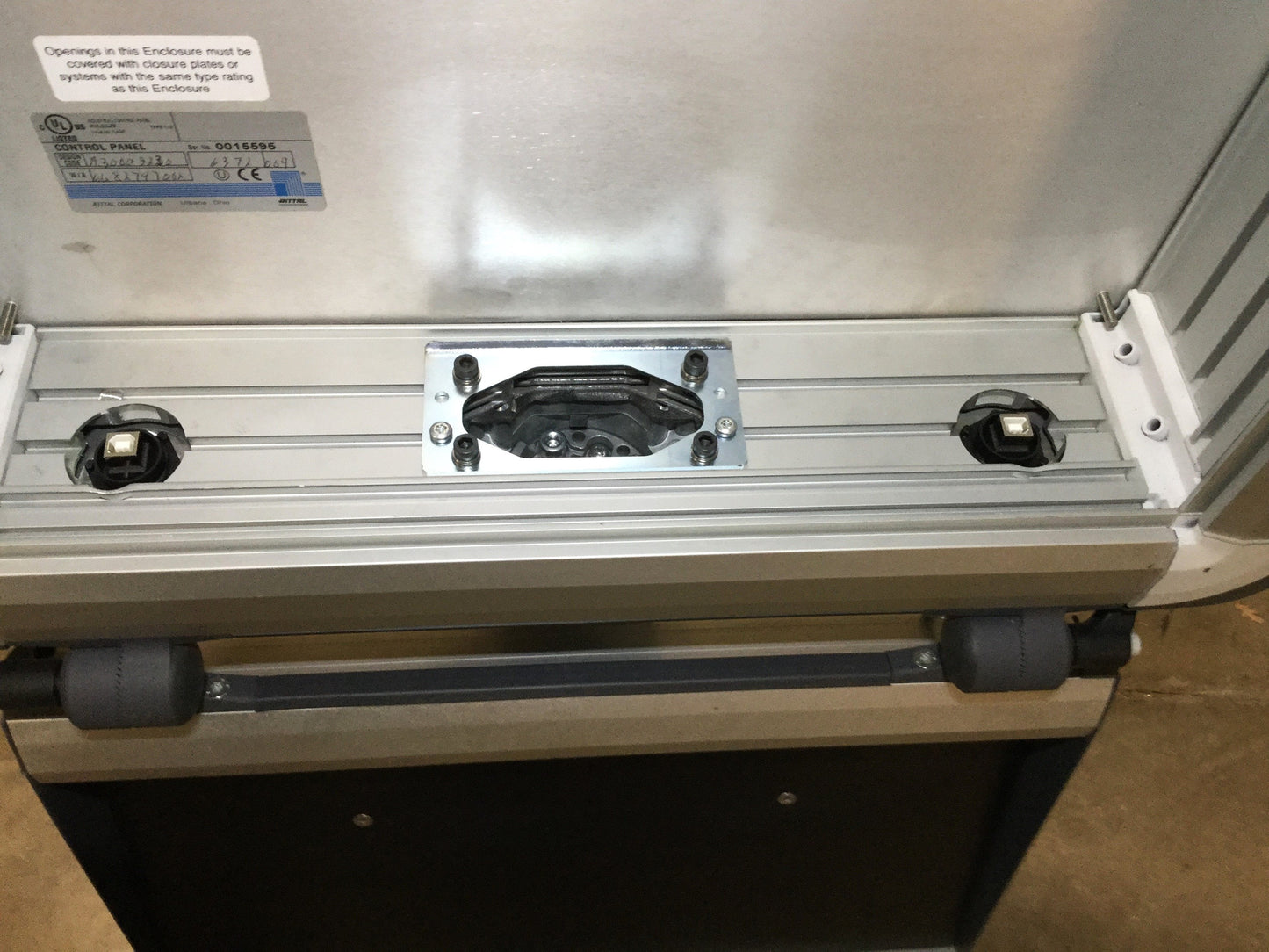 Used Rittal CP 6372.009 Comfort Operator Panel/Keyboard Housing 455mm x 352mm x 85mm