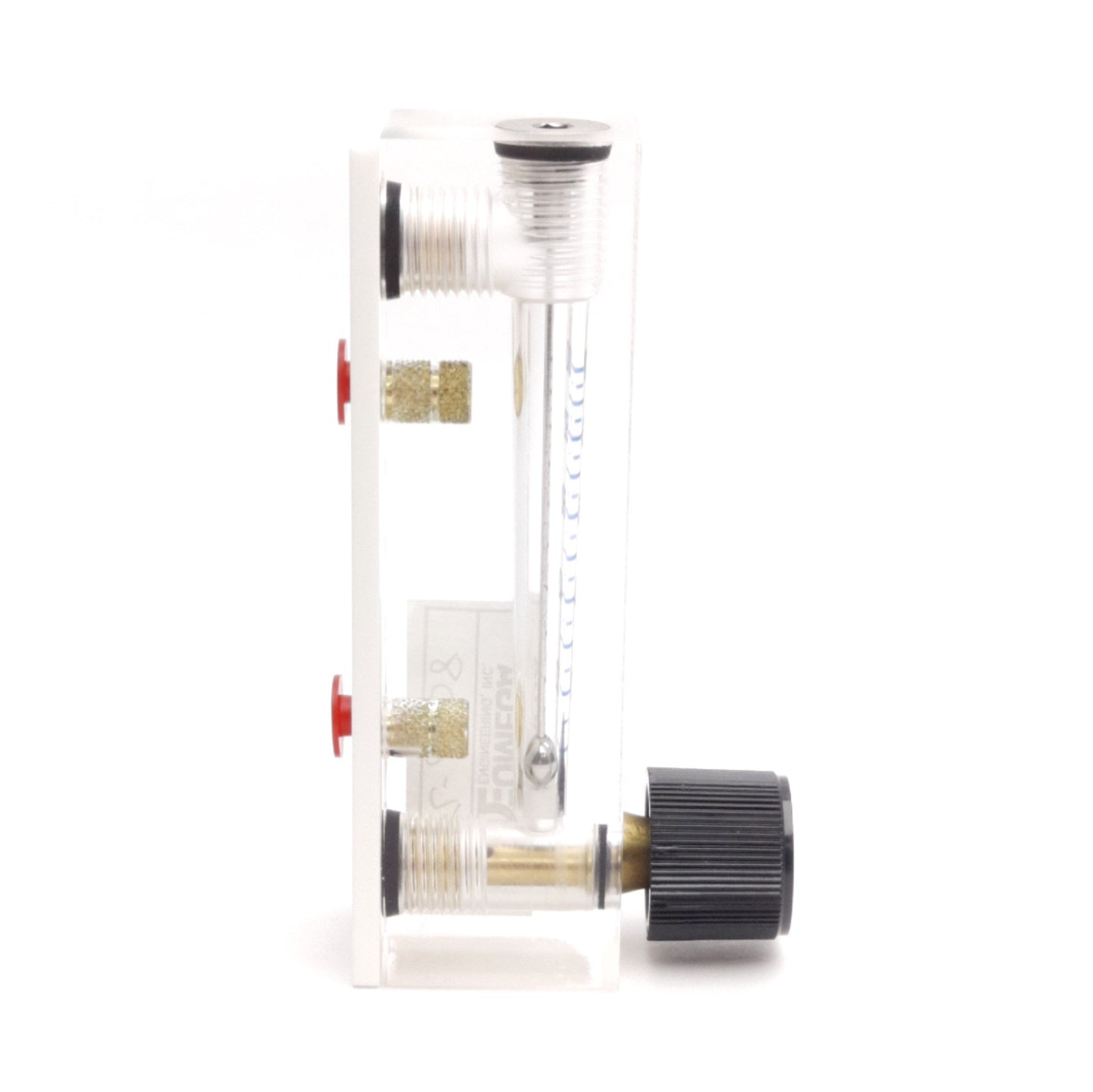 New – Open box Omega Engineering FL-2008 Acrylic Flow Meter 1/8in NPT, 20-100SCFH Air