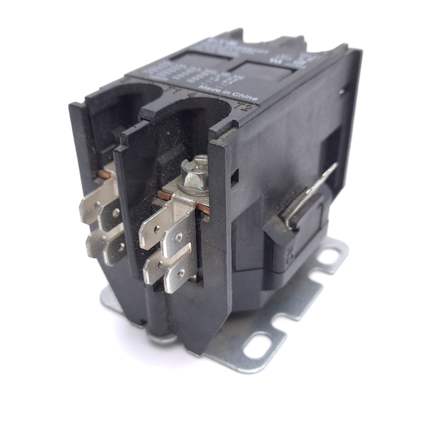Used Eaton C25BNB240T Definite Purpose Contactor, 2-Pole, 40A, 2 NO, 24VAC Coil