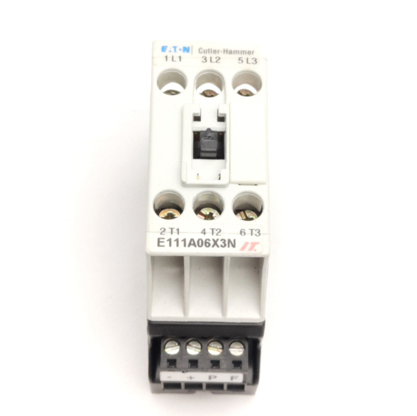Used Eaton Cutler Hammer E111A06X3N Motor Control Contactor 6A 600VAC 24VDC Coil