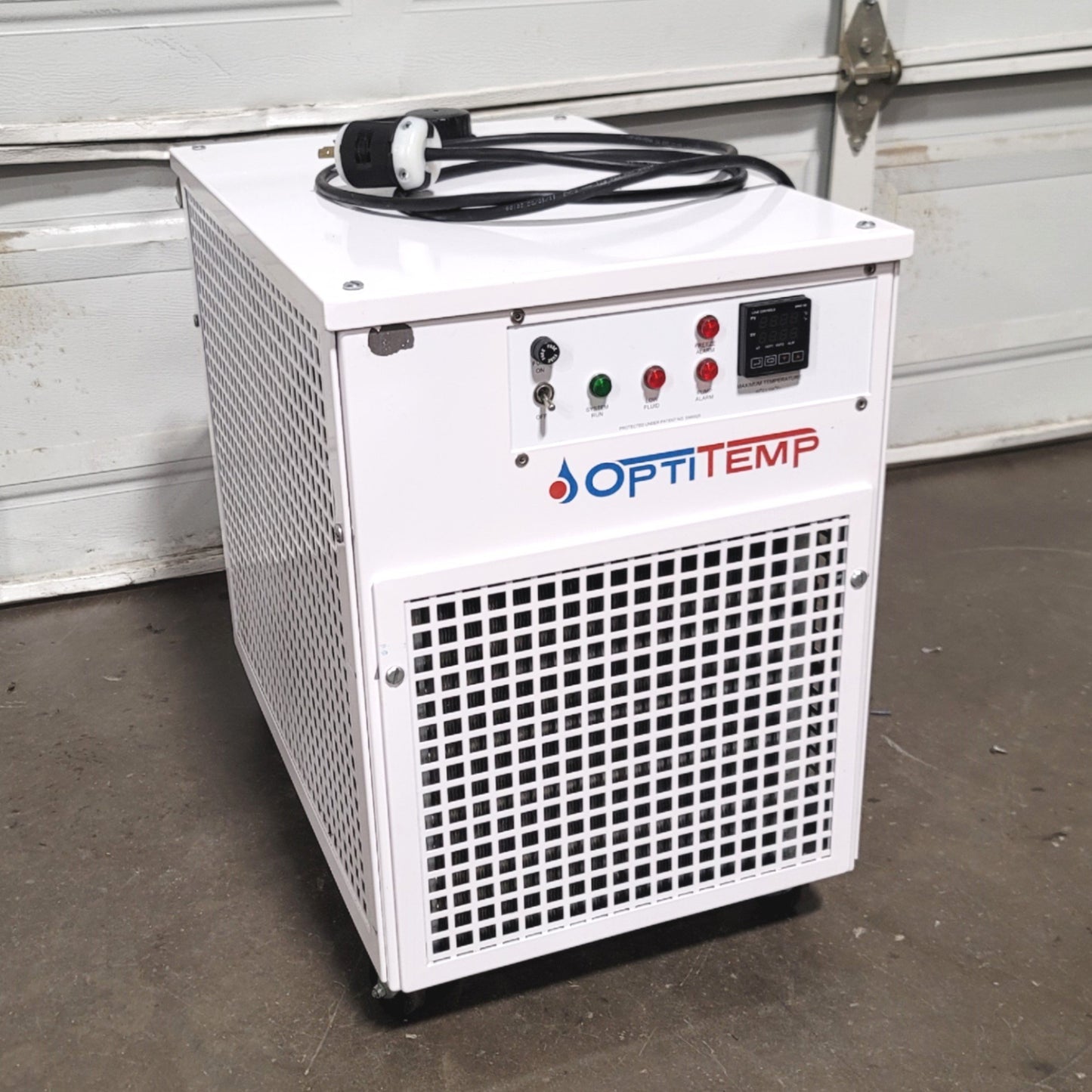 Used Optitemp OTC-.5AL-P1-216-SC1-LW1-RS1-M1L Chiller 1.3kW, 2.3GPM, 208-230VAC 1-Ph