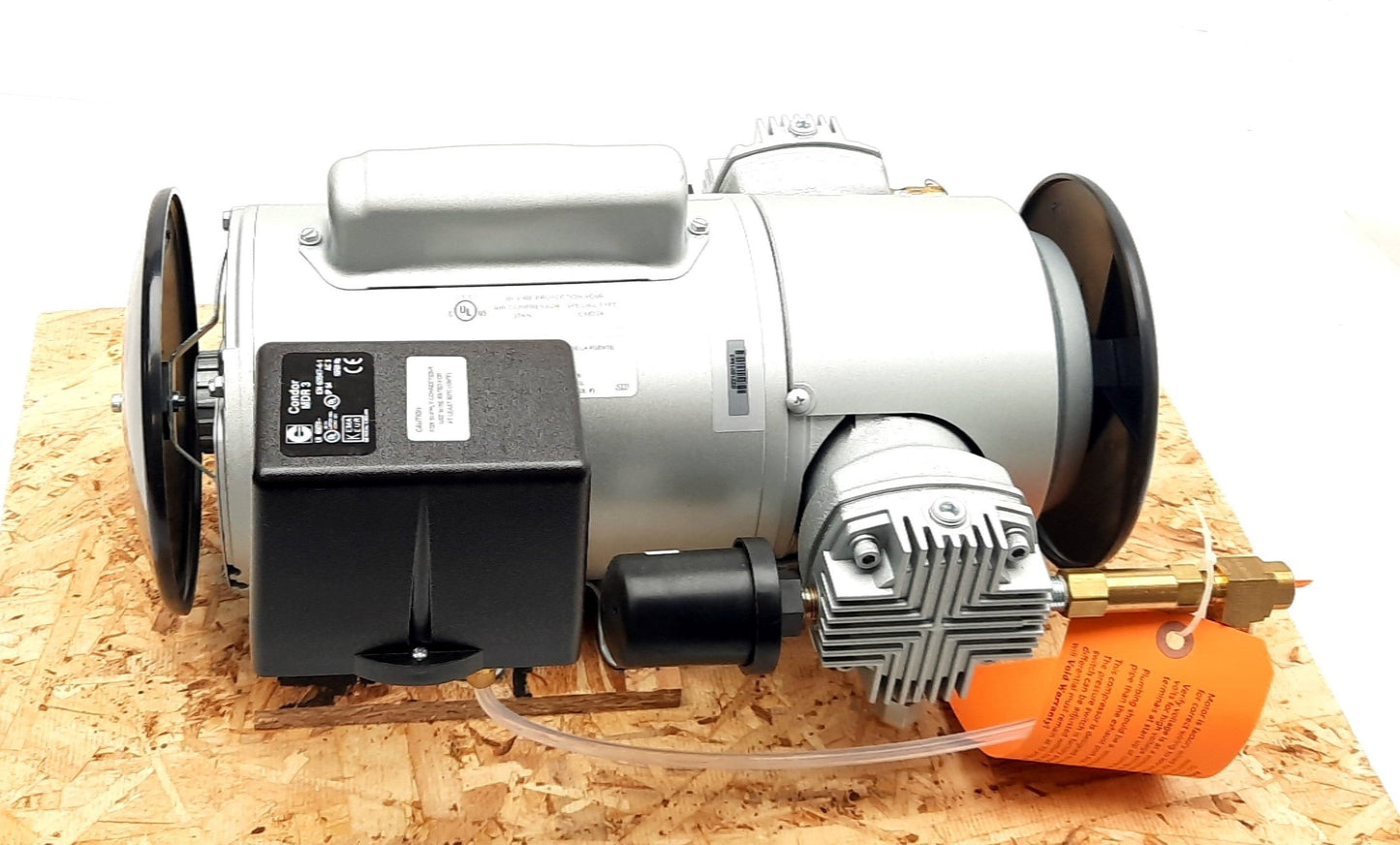 New GAST 5LCA-46S-M550GX Piston Air Compressor Single Phase 115/230VAC 8.4A 1725 RPM