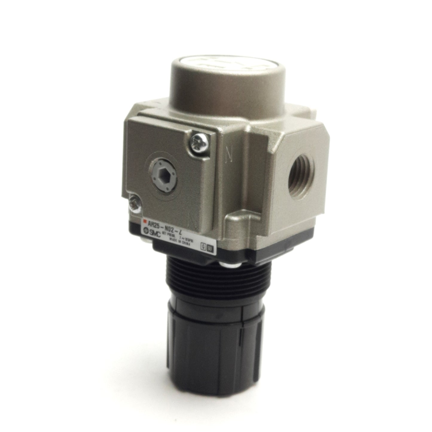 New SMC AR25-N02-Z AR Mass Pro Regulator, 1/4in NPT, 0.05 to 0.85MPa Set Range
