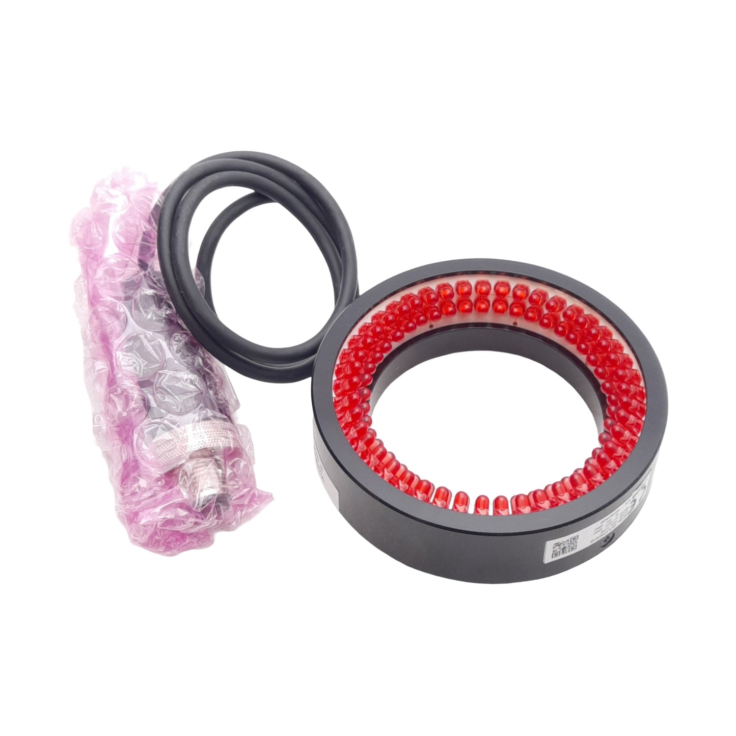 New CCS QLA-074050-66 Machine Vision Ring Light, Red LED, ø50mm ID, ø74mm OD, 24VDC