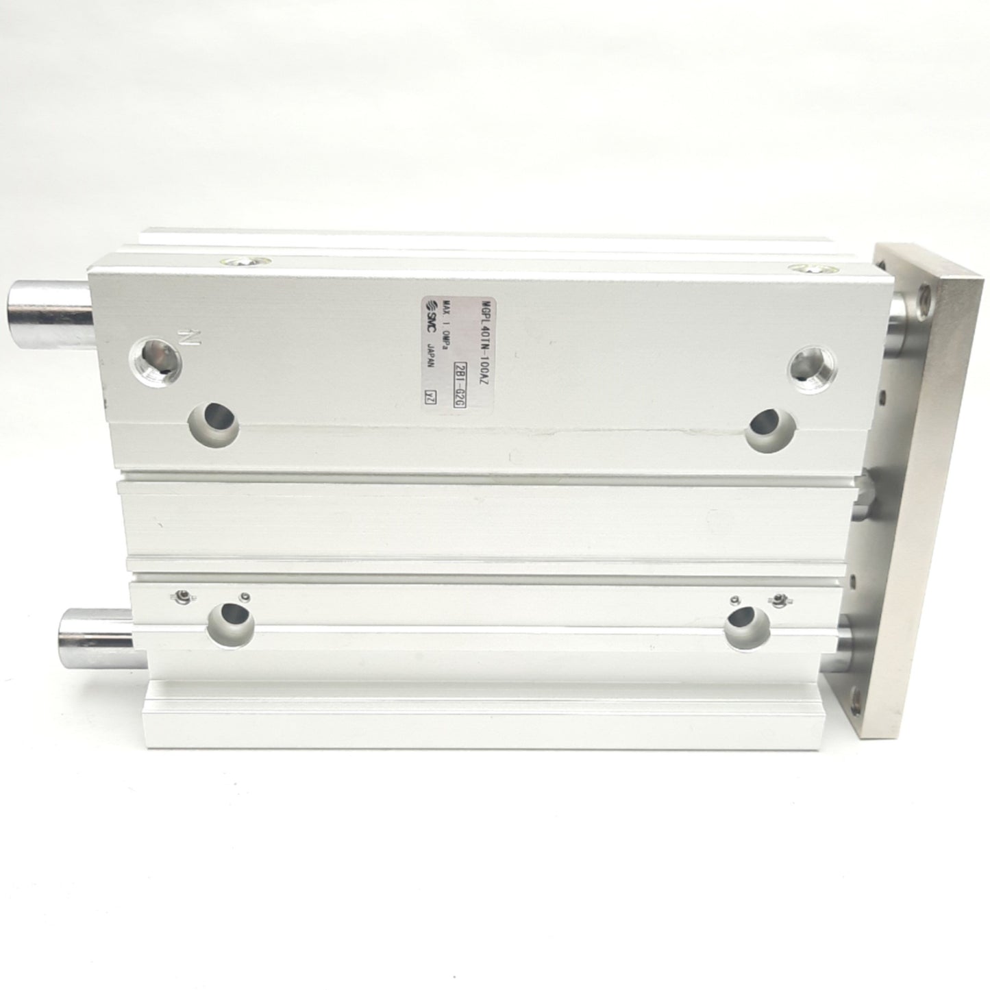 New SMC MGPL40TN-100AZ Guided Cylinder, Bore ø40mm, Stroke 100mm, 1.0MPa, 1/8in NPT