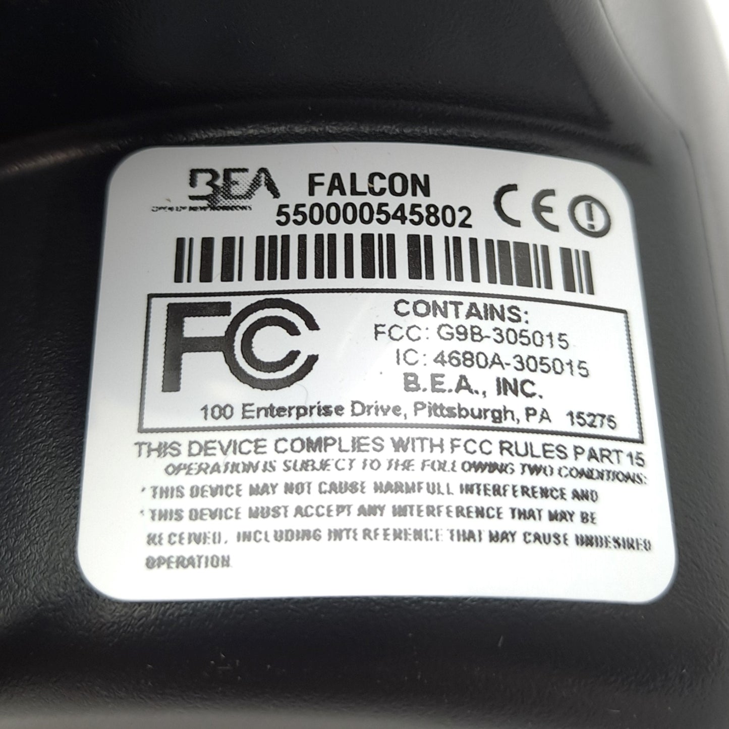 New BEA 10FALCON Motion Sensor, Microwave Doppler Radar, 13x16ft Detection Zone