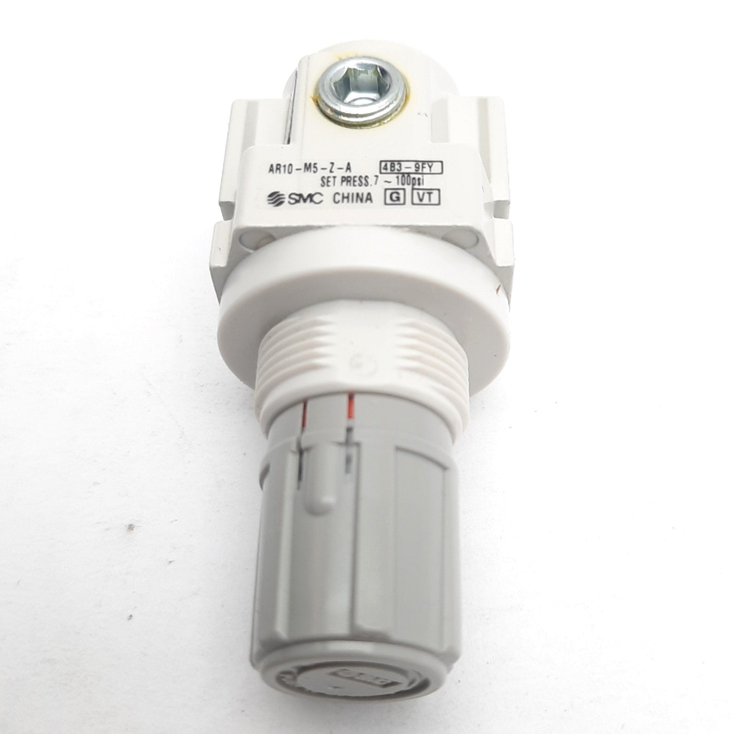 New SMC AR10-M5BG-RZ-A Modular Air Pressure Regulator, M5 Port, Set 7-100psi