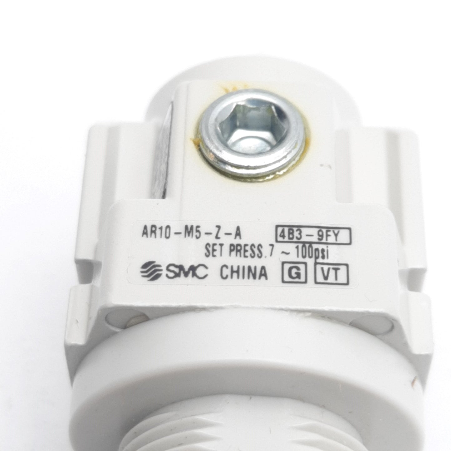 New SMC AR10-M5BG-RZ-A Modular Air Pressure Regulator, M5 Port, Set 7-100psi