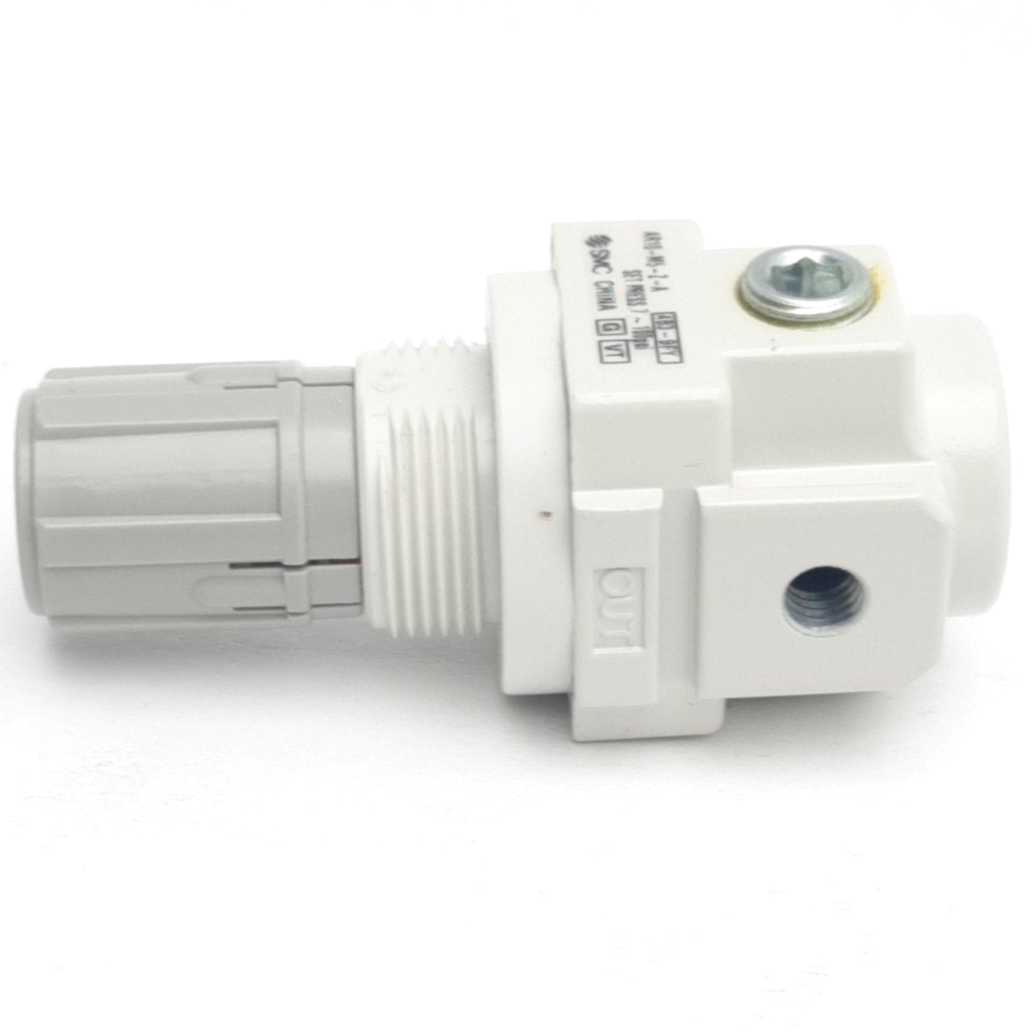 New SMC AR10-M5BG-RZ-A Modular Air Pressure Regulator, M5 Port, Set 7-100psi