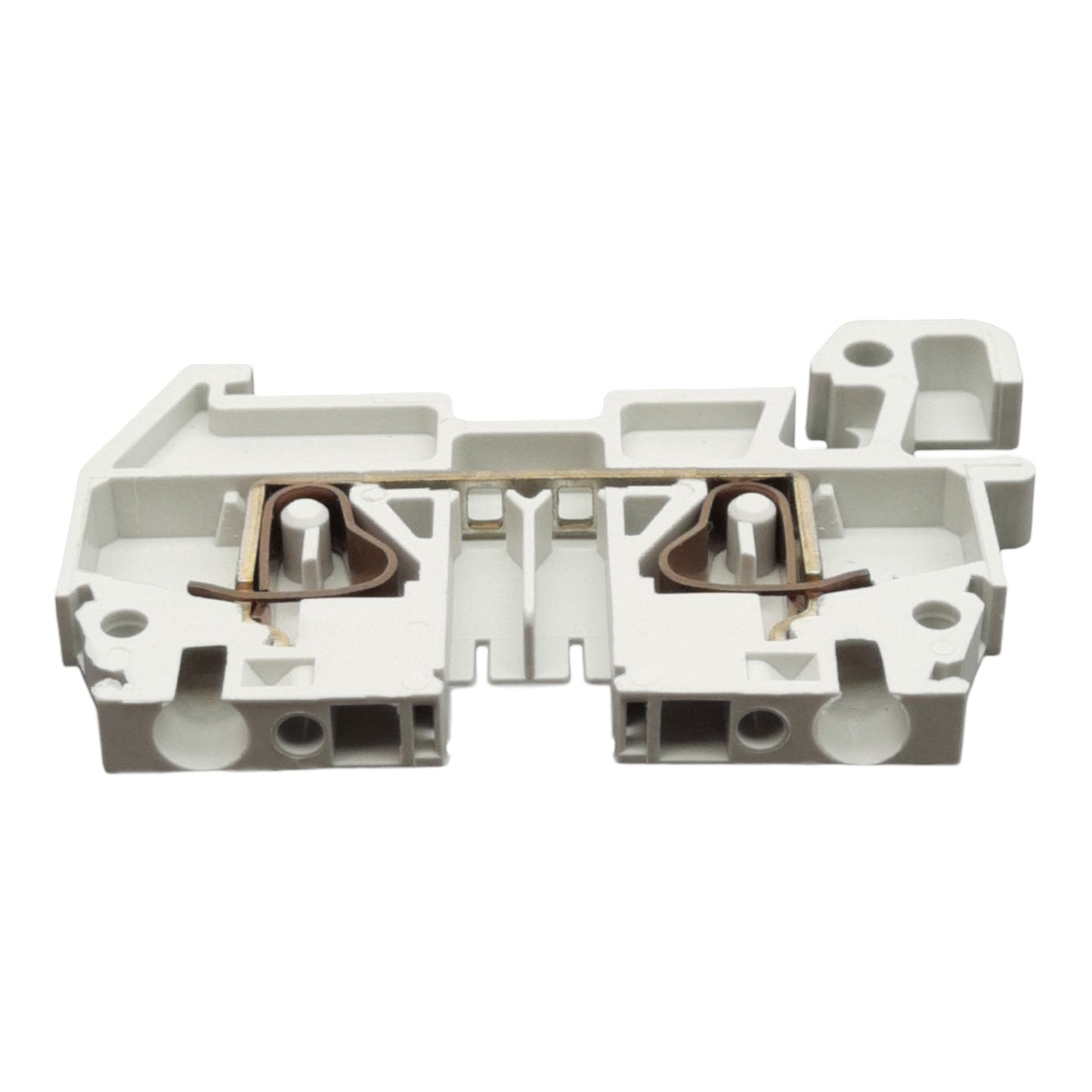 New Lot of 50 DINnectors DN-Q12-A Feedthrough Terminal Block, 600V 20A, DIN Rail