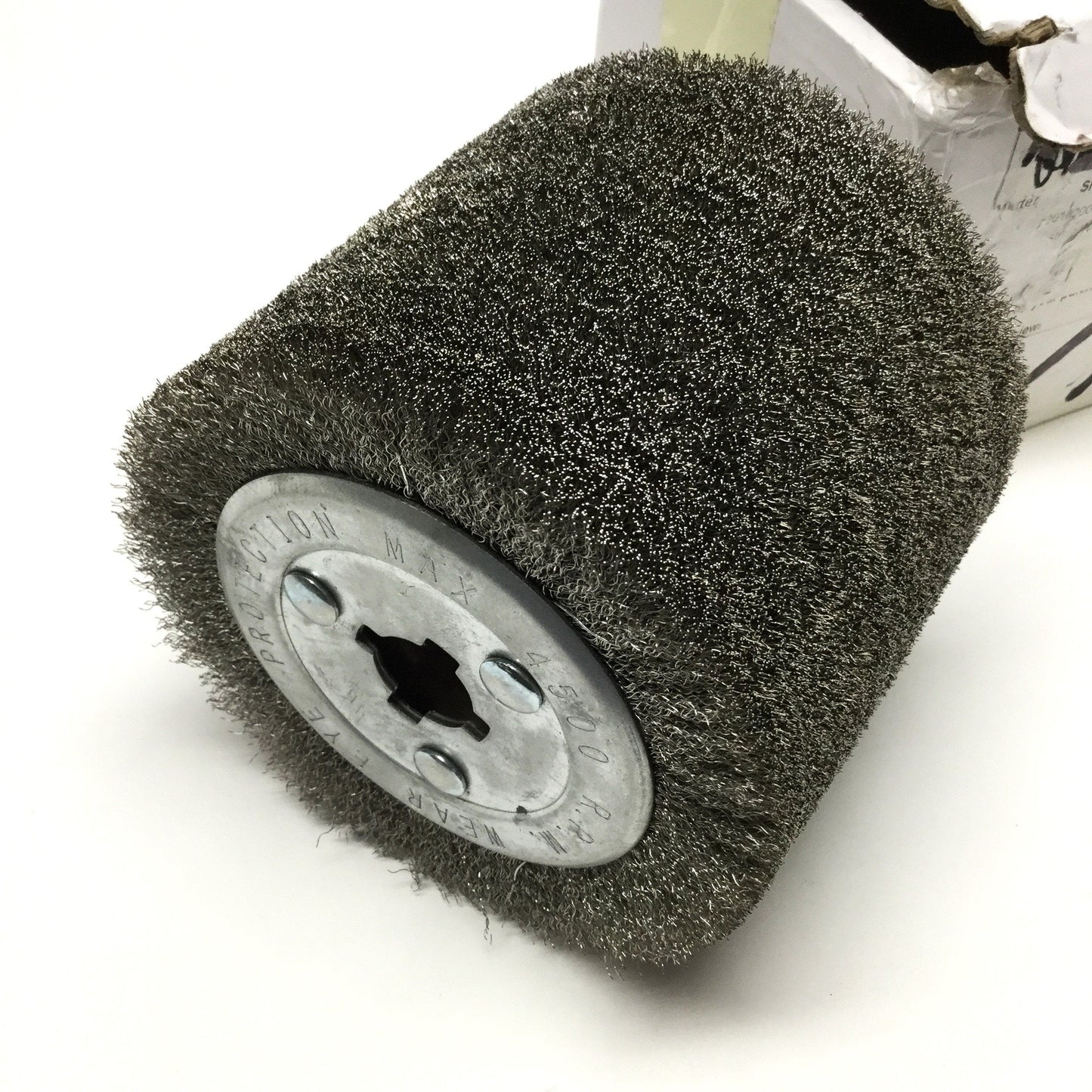 New – Open box SYPARTS SY20182000153 Stainless Steel Wire Burnishing Polishing Wheel 120x100mm