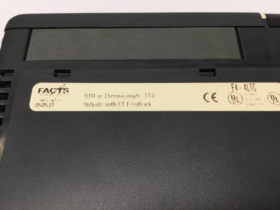 Used Facts Engineering F4-4LTC Temperature Controller Module 4-Loop RTD/TC In SSR Out