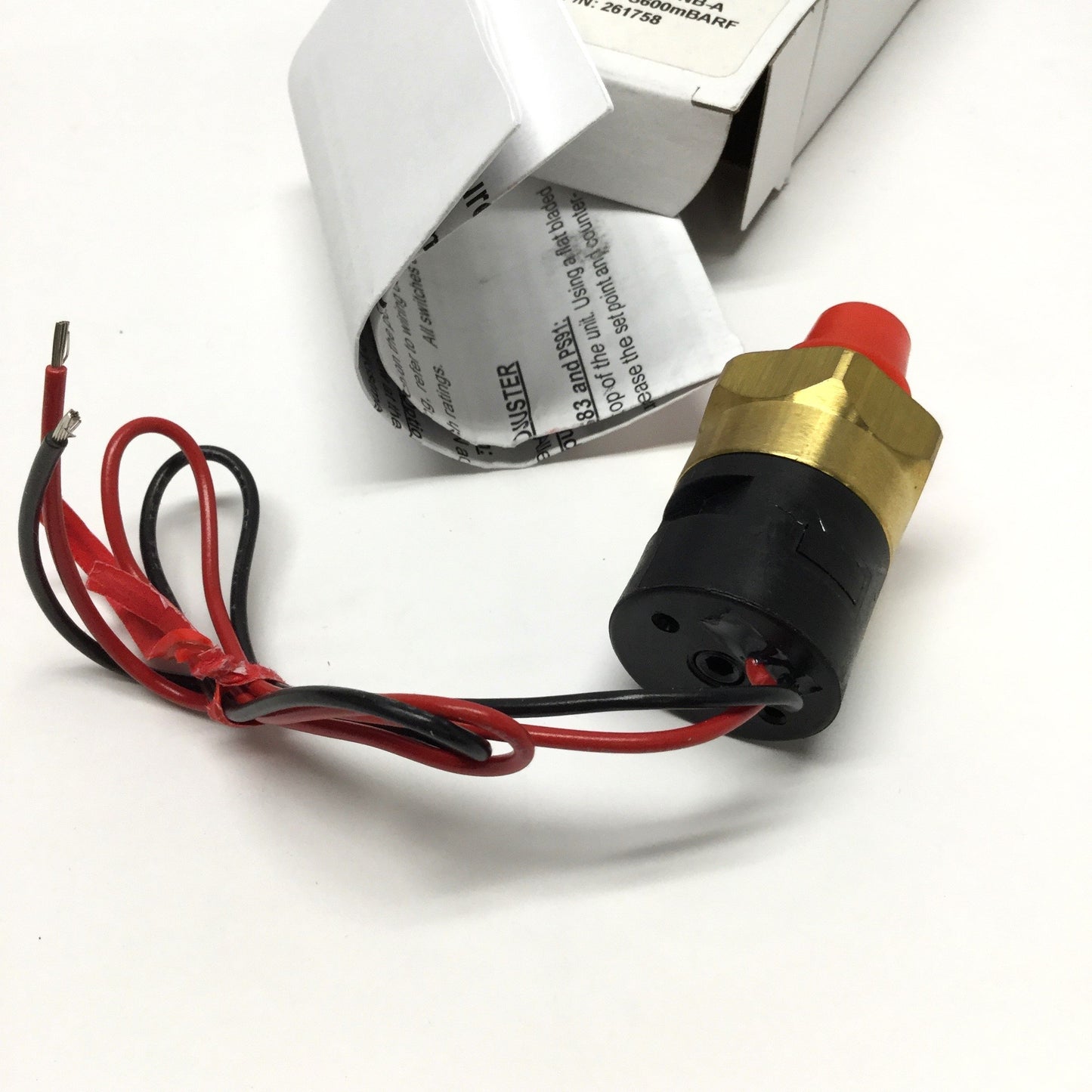 New Gems PS82-20-4MNB-A 261758 Mini Vacuum Switch, 12-28inHg, SPST-NO, 1/4" NPT