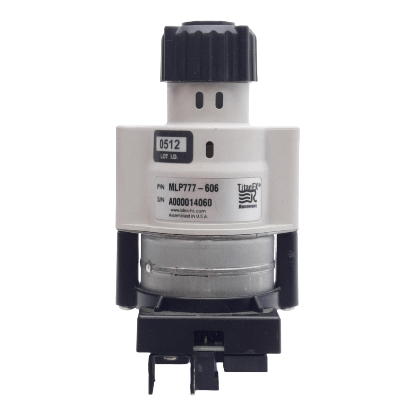 Used Rheodyne MLP777-606 TitanEX Low Pressure Fluidic Valve, 6-Position, ø1/8in Ports