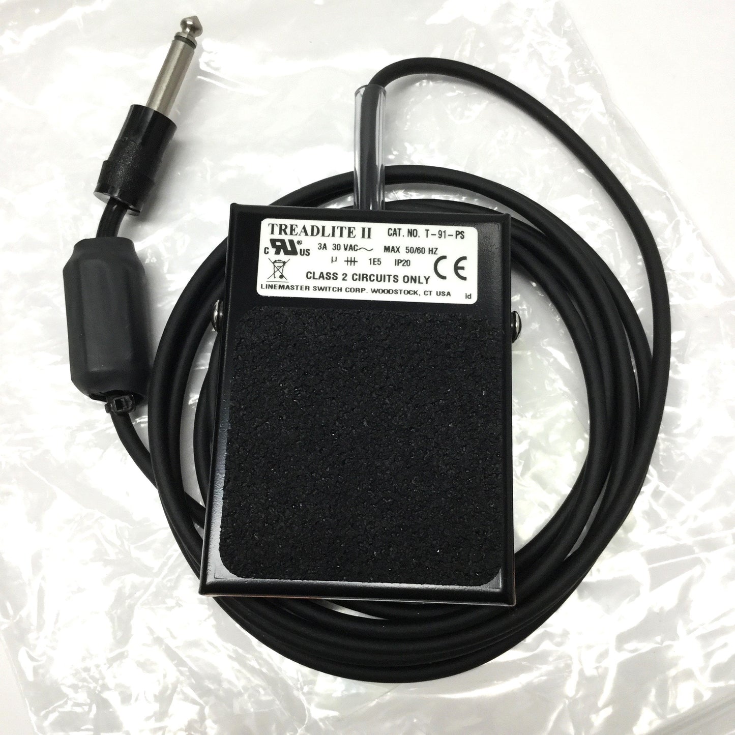 New Dymax 40402 Foot Switch Pedal, 30VAC 3A, SPDT, 1/4" Phone Plug Treadlite T-91-PS