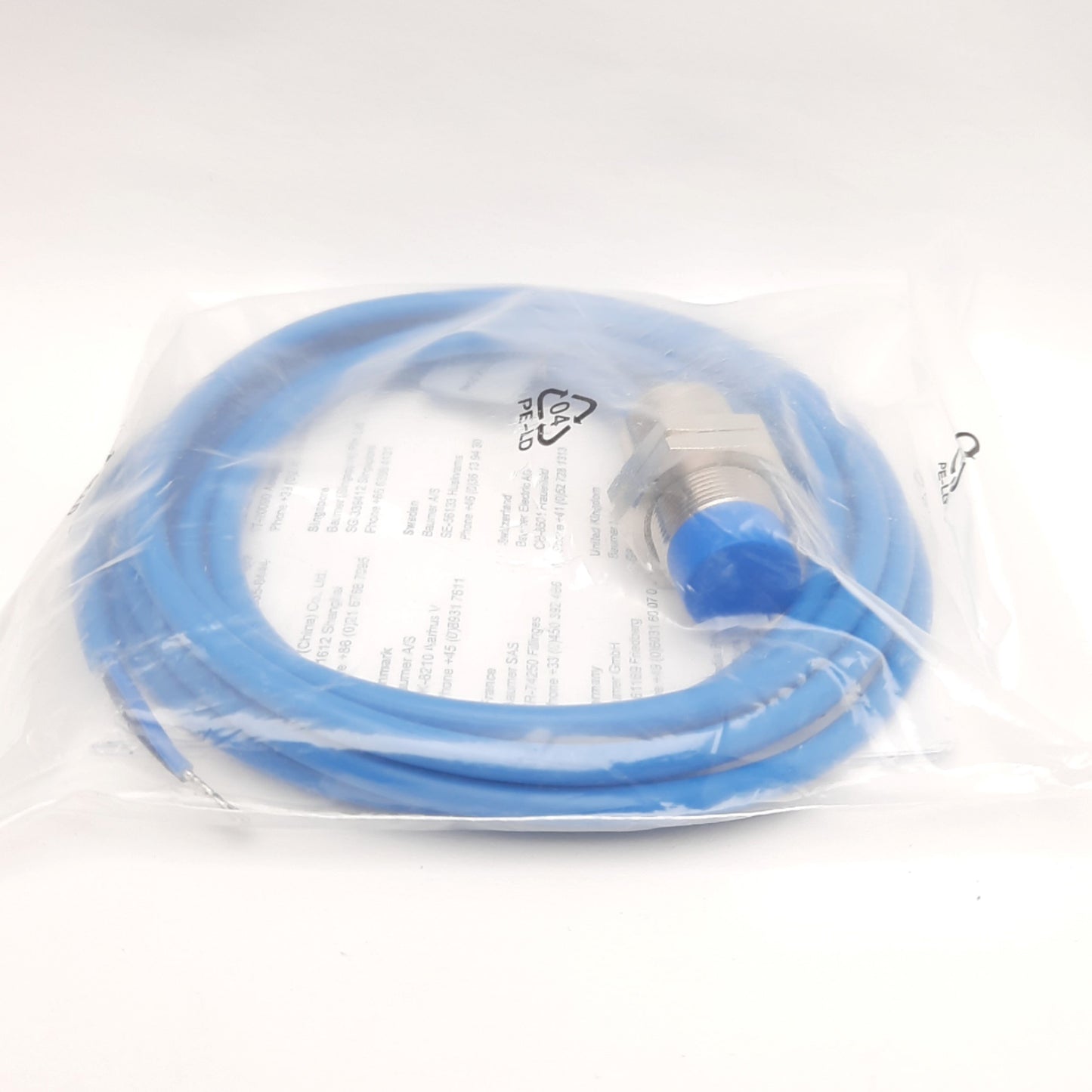 New Baumer IFRM 18X9103 Inductive Sensor, NAMUR Output, 8mm Range, 5 to 30VDC, 2m