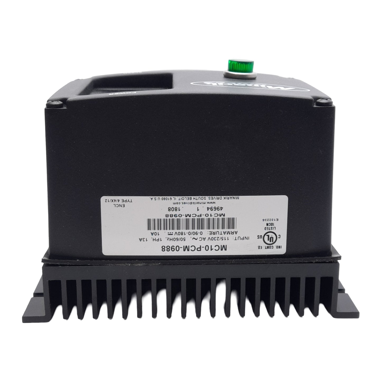 New Minarik MC10-PCM-0988 DC Motor Control, 115/230VAC Input, 0-90/0-180VDC Output