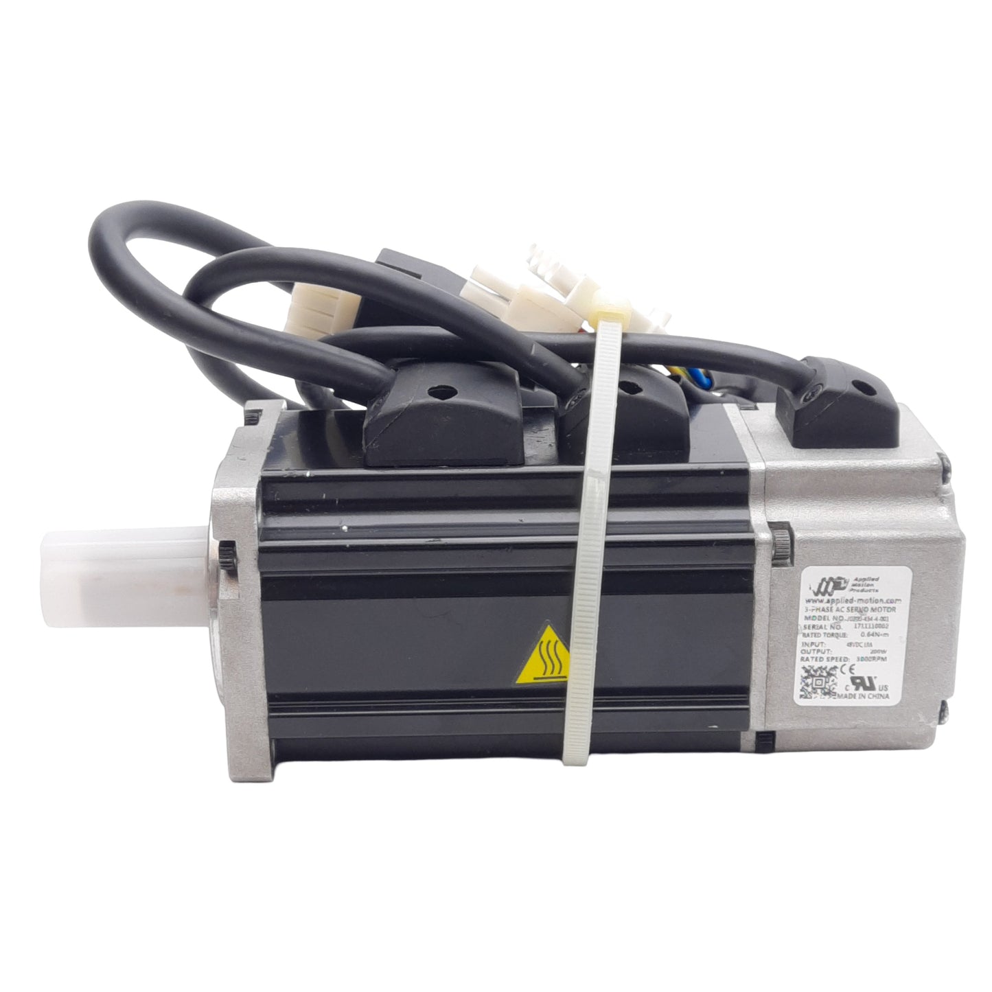 New Applied Motion J0200-454-4-001 Servo Motor 48VDC 200W 0.64Nm 3000RPM 60mm Frame