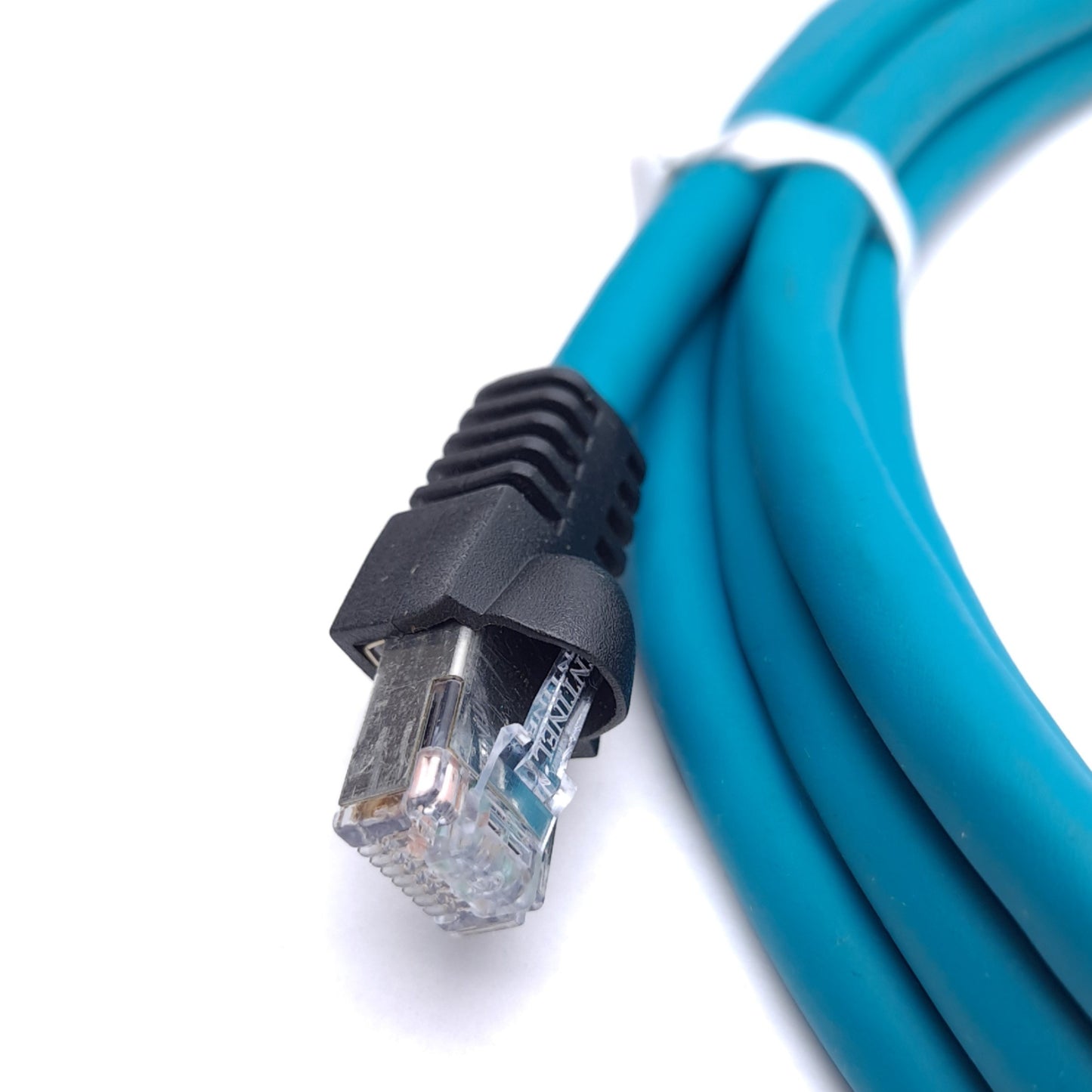 New – Open box Lumberg Automation 0985 YM57530 104/3M Cordset, RJ45 to M12 4-Pin Female, 3m