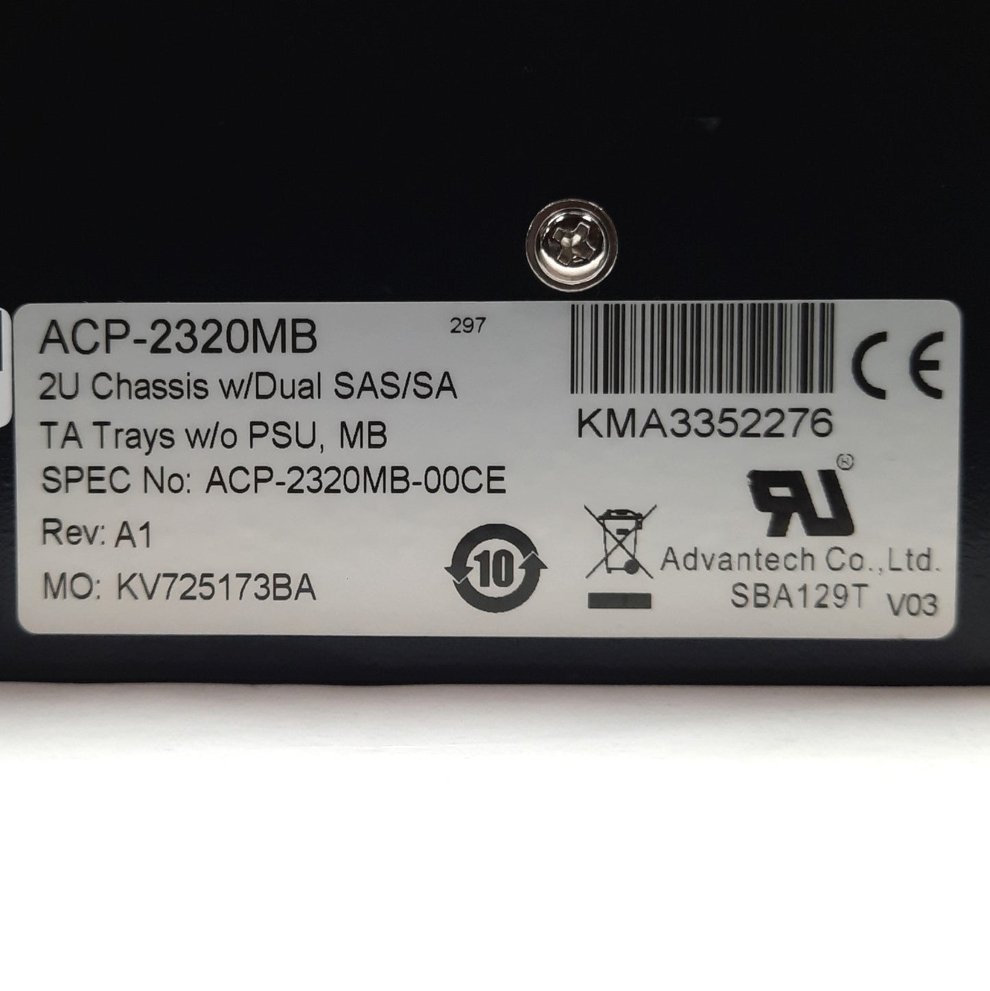 Used Advantech ACP-2320MB-00CE 2U Rackmount ATX Computer Case 2x 2/3.5" HDD Bay w/PSU
