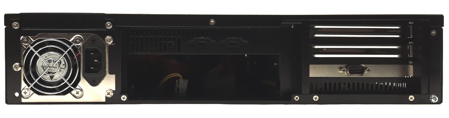 Used Advantech ACP-2320MB-00CE 2U Rackmount ATX Computer Case 2x 2/3.5" HDD Bay w/PSU