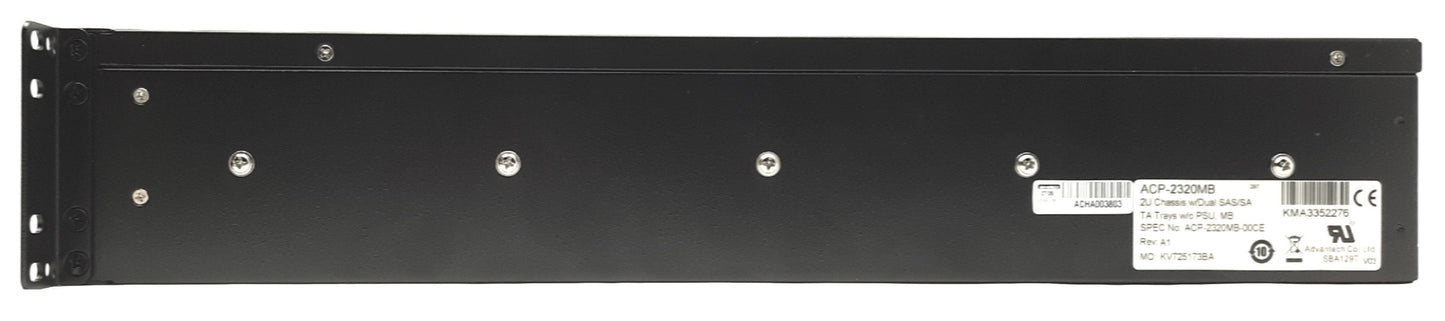 Used Advantech ACP-2320MB-00CE 2U Rackmount ATX Computer Case 2x 2/3.5" HDD Bay w/PSU