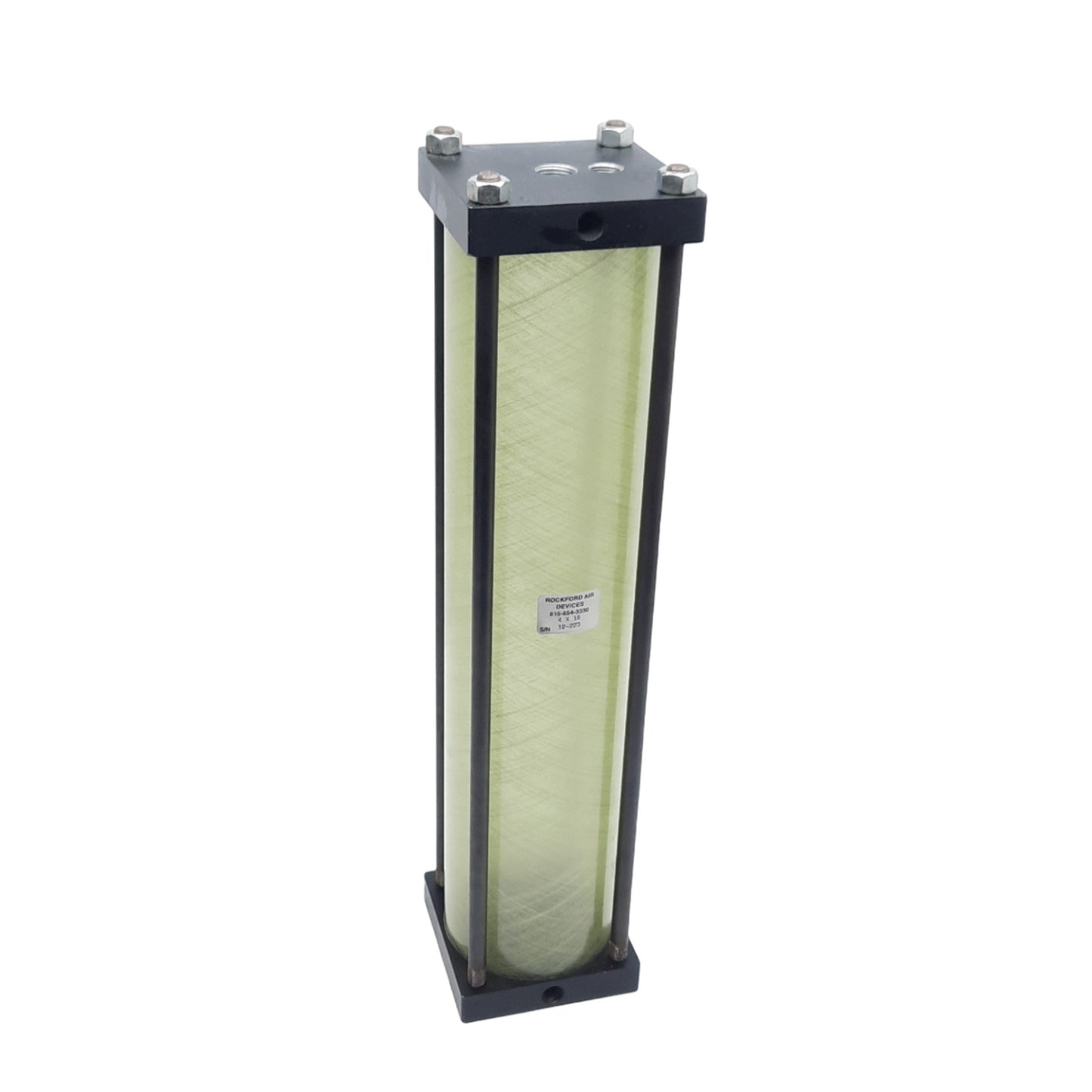 Used Rockford Air Devices AOT-4" x 18" Lightweight Air - Oil Tank, ø4in x 18in Length
