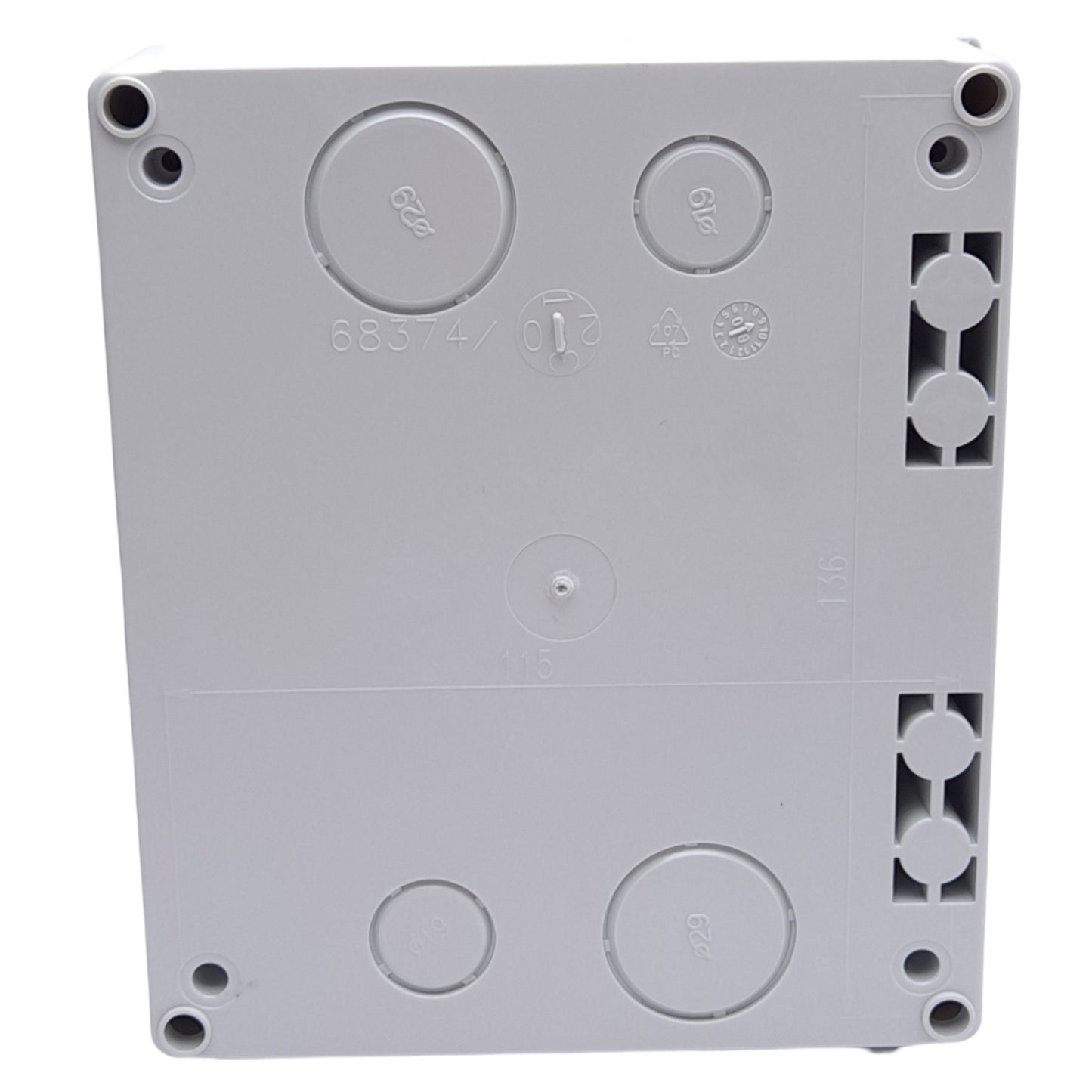 New ABB NF25E-3PB4B Enclosed Disconnect Switch, 3-Pole, 600VAC 25A, Pistol Handle