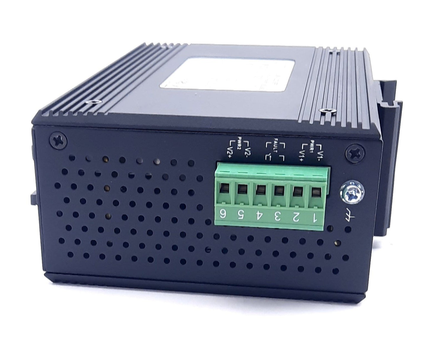 New Antaira LMX-1202G-SFP 12-Port Managed Gigabit Ethernet Switch 24VDC, 1A 12-48VDC