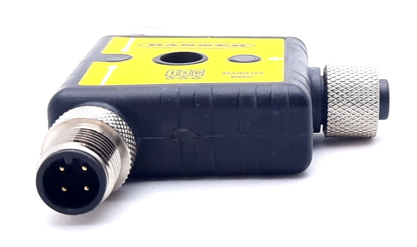 New Banner SSA-ISD-TCA ISD Connect T Adapter, 24VDC @ 30mA, 5 Pin M12, 2 N.C