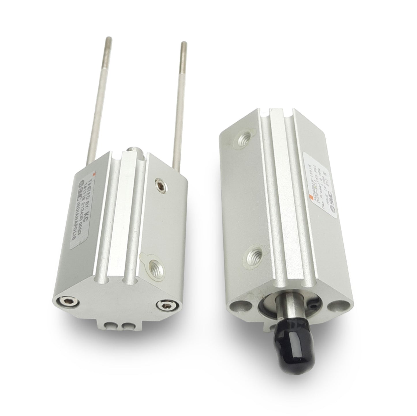 New – Open box SMC NCDQ2B16-15+15DCMZ-XC11 Two Piece Cylinder, 30mm Stroke, 16mm Bore