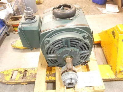 Used Leeson 170151.60 C365T34DB4B 100HP 75kW AC Motor 208-230/460V 260/130A 3565 RPM