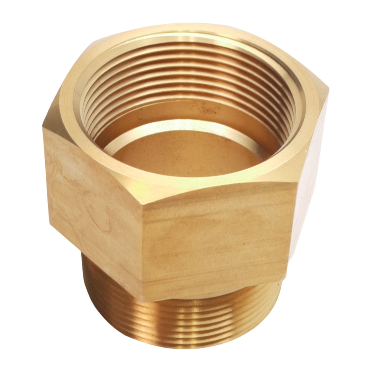 New SMC IDF-AP606 Brass Piping Adapter, 1-1/2in NPT Male to 1-1/2in Rc Female