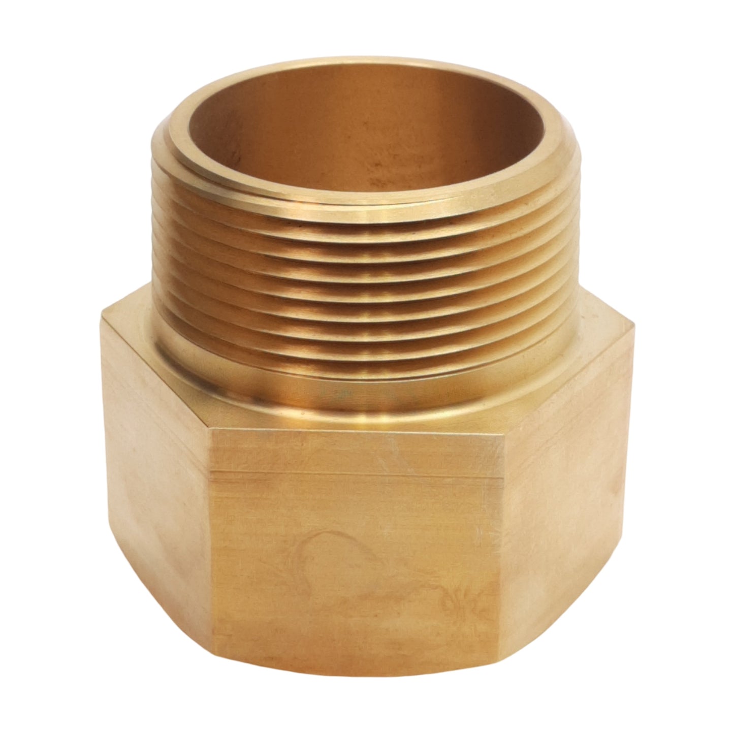 New SMC IDF-AP606 Brass Piping Adapter, 1-1/2in NPT Male to 1-1/2in Rc Female