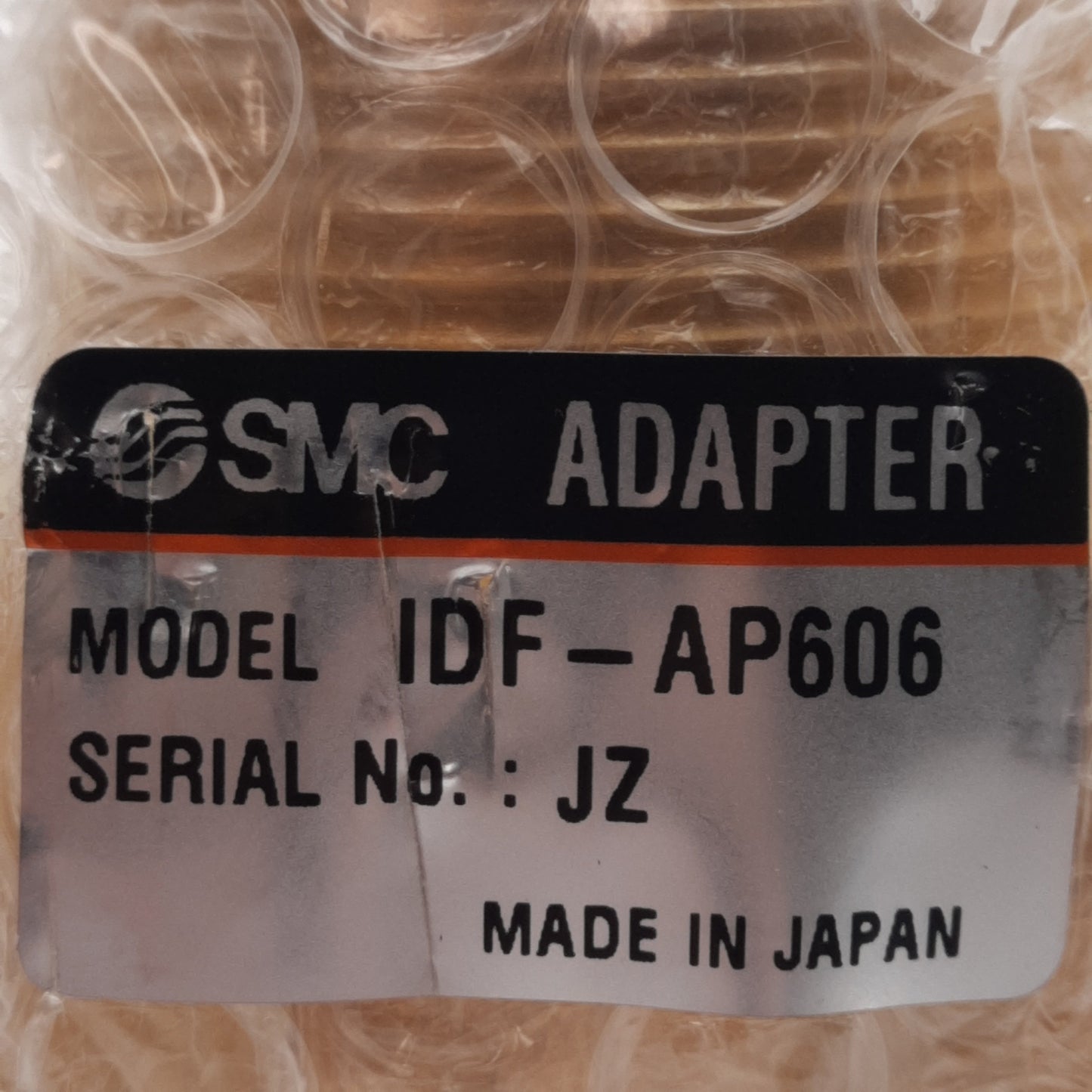 New SMC IDF-AP606 Brass Piping Adapter, 1-1/2in NPT Male to 1-1/2in Rc Female