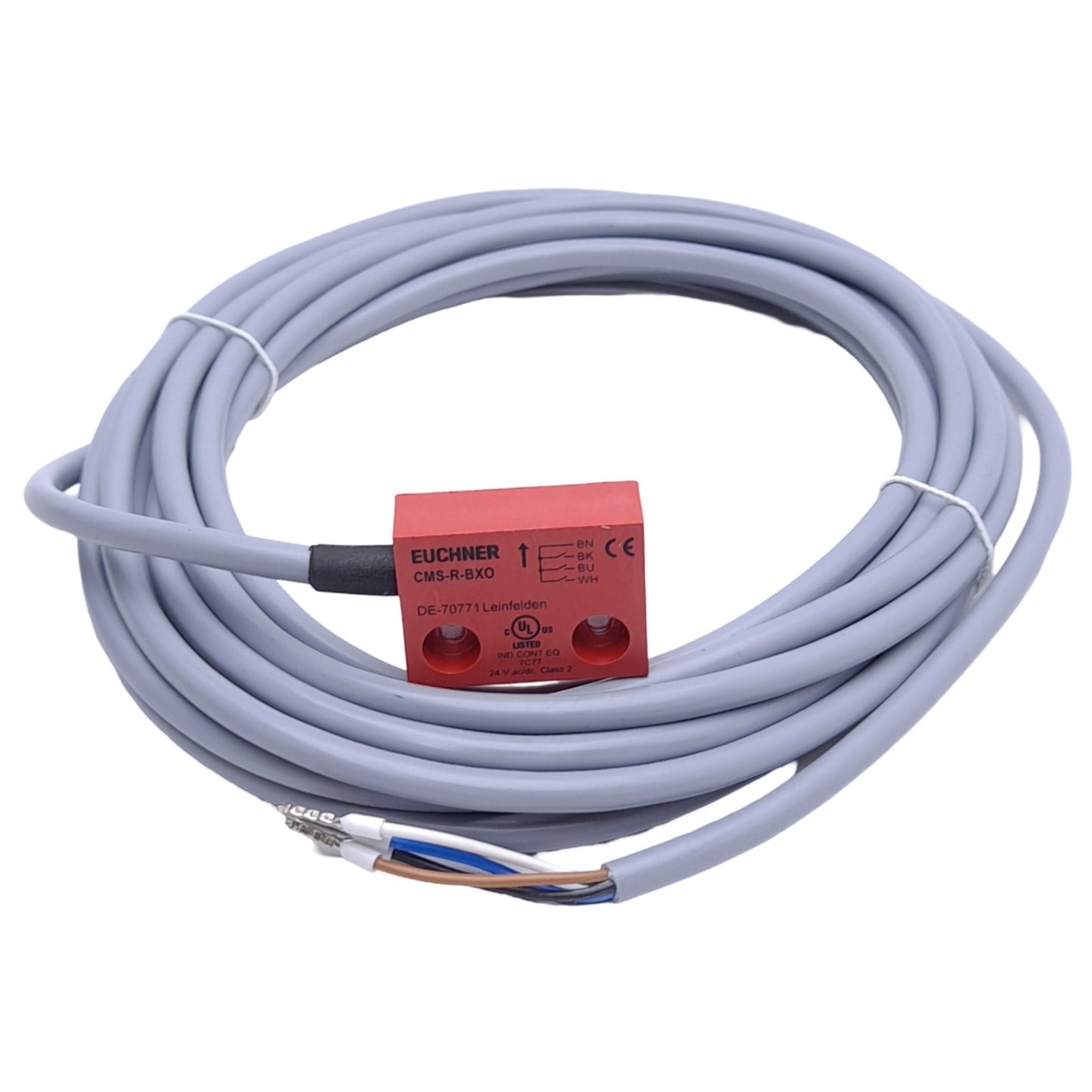 New Euchner 092023 CMS-R-BXO-05V Safety Switch Read Head, 3NO, 24VDC, 5m Cable