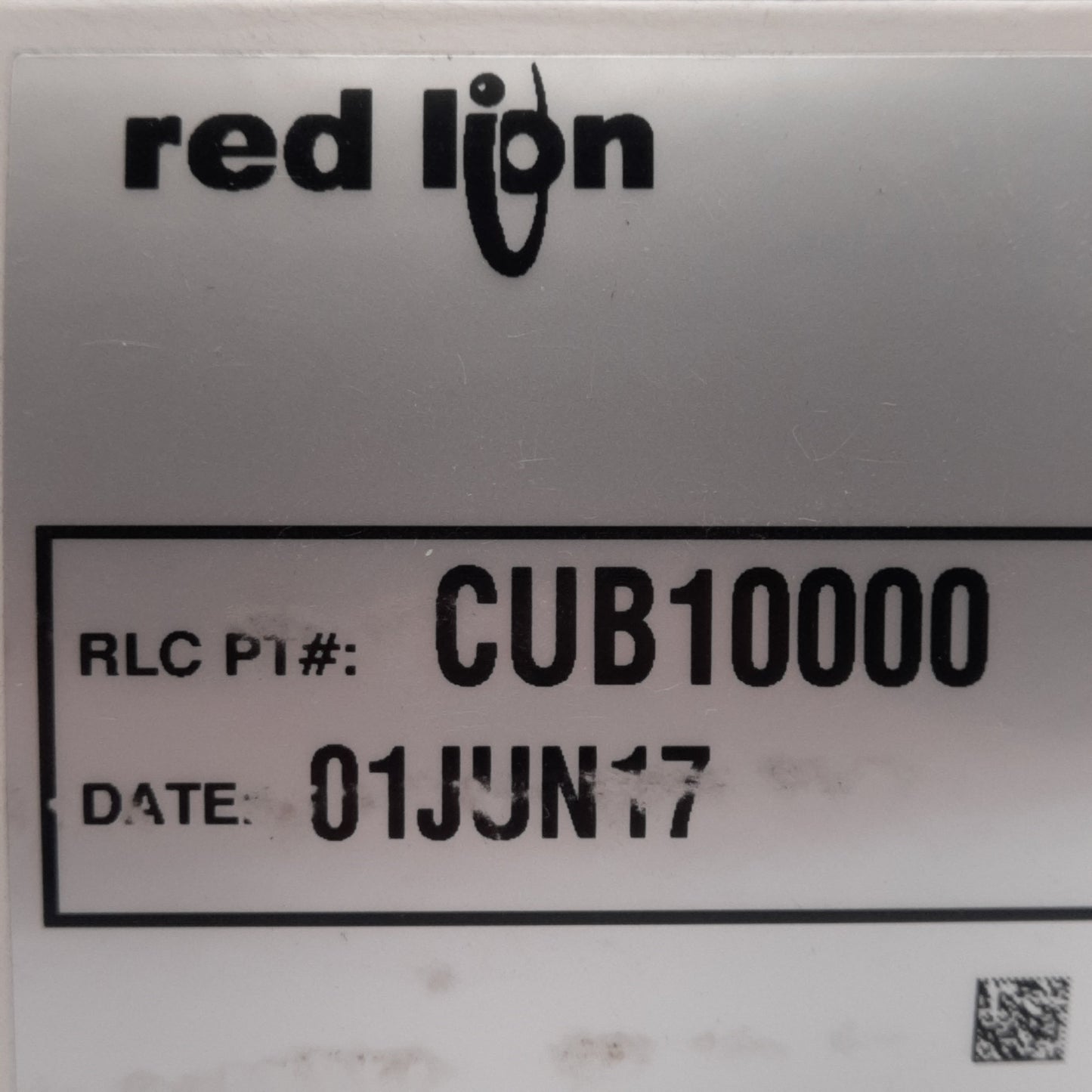 New Red Lion CUB10000 Miniature Electronic Digital Counter, 6-Digit LCD, 1/32 DIN