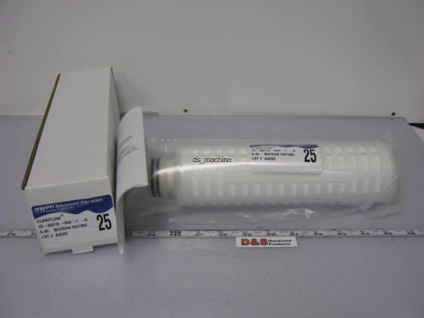 New PTI Advanced Filtration 25-60310-004-1-G Clariflow Filter 0.45µm 10"