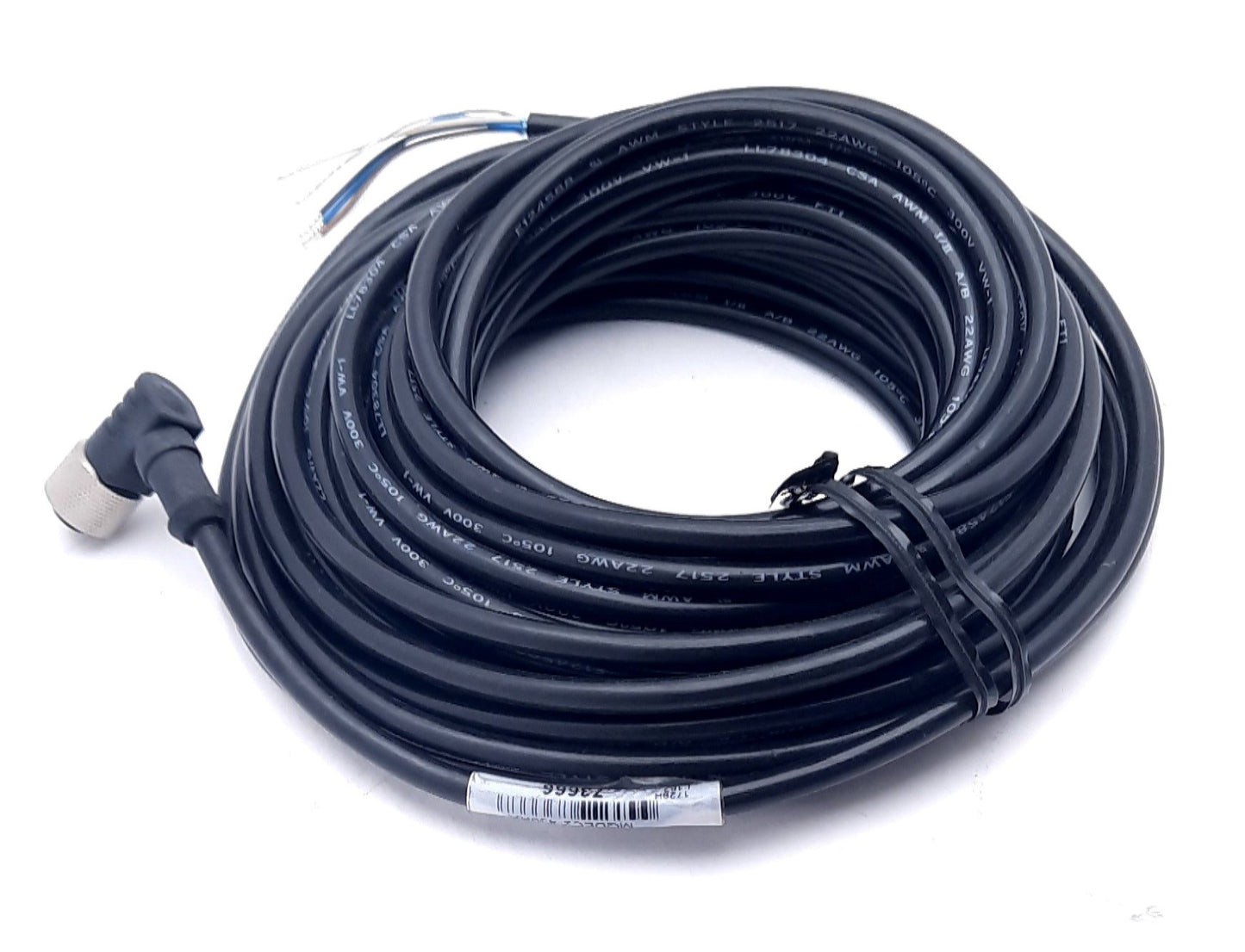 New Banner MQDEC2-430RA Cable Cordset Right Angle 4 Pin M12 Female Shielded 29.5 ft
