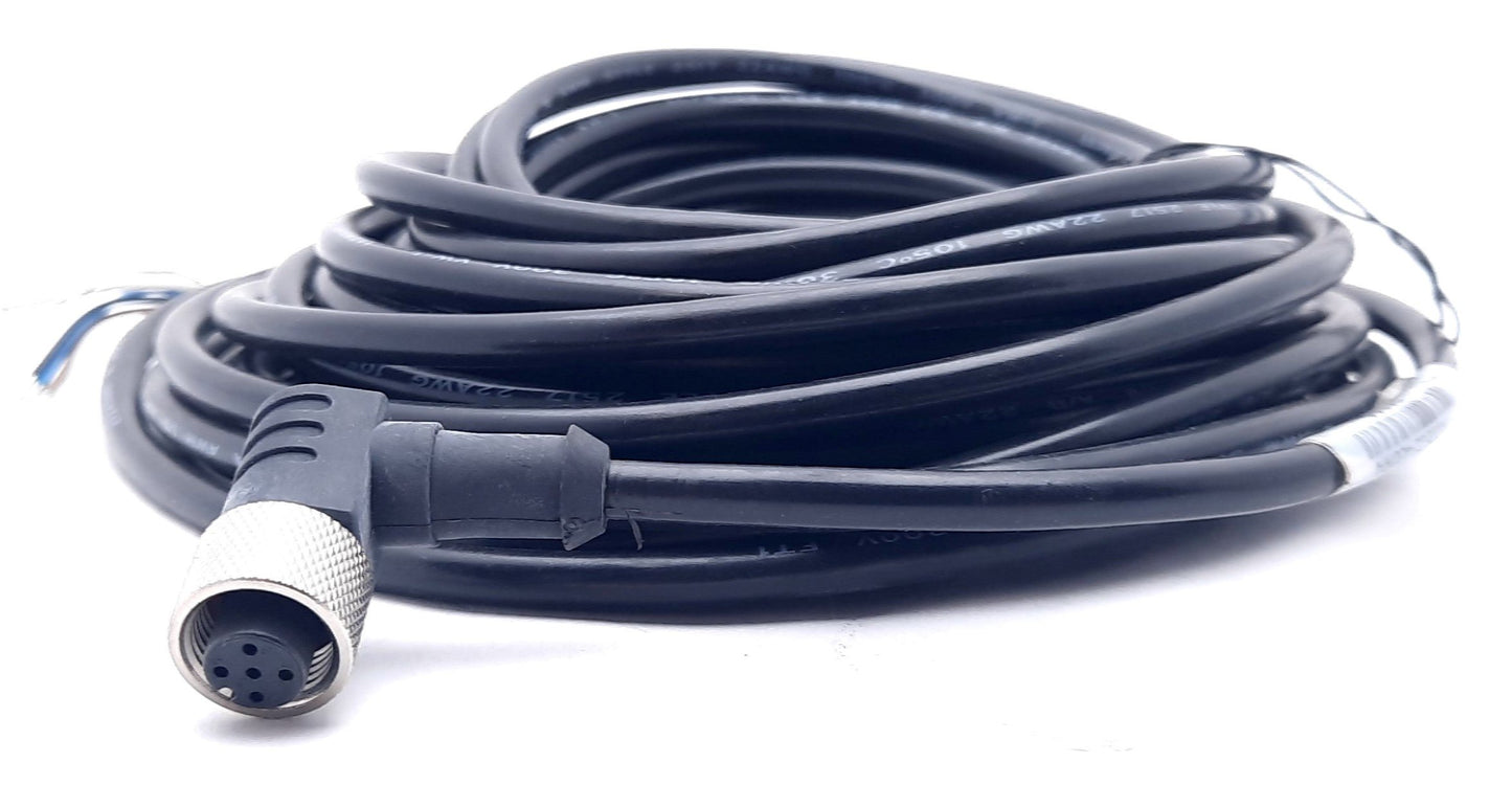 New Banner MQDEC2-430RA Cable Cordset Right Angle 4 Pin M12 Female Shielded 29.5 ft