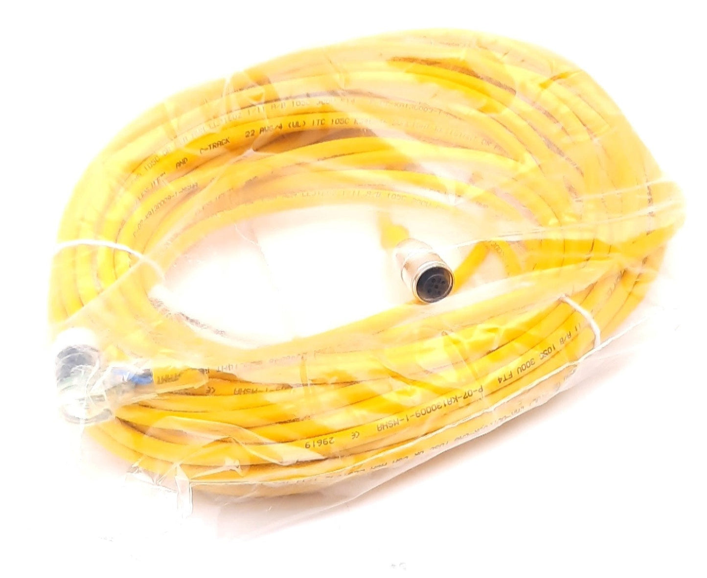 New Turck WK 4.43T-13.6-P7X2-RK 4.43T Double Ended Cordset 30VAC 4A 4 Pin M12 Female