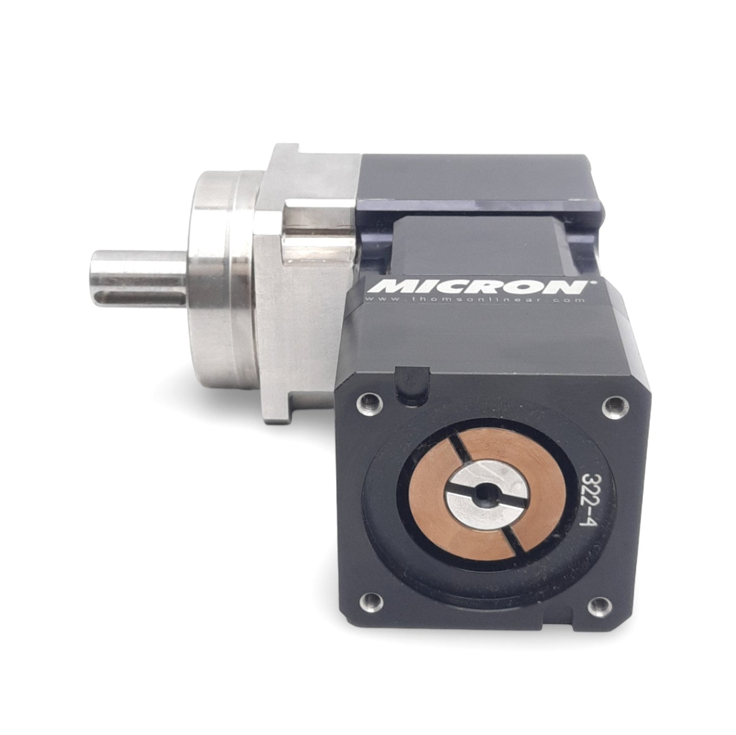 Used Thomson Linear UTR006-005-0-RM060-1 Micron Right Angle Gearbox, 5:1, 60mm Frame