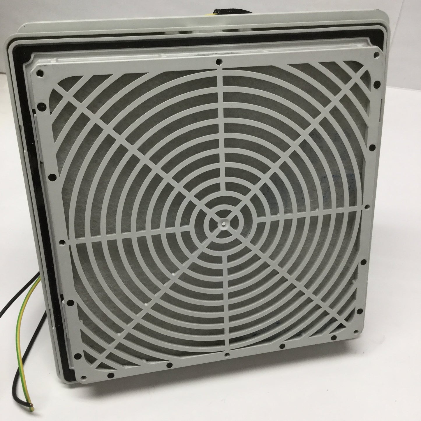 Used DKC R5GV421H Enclosure Filter Fan 230VAC, 270m³/h, 250 x 250mm, w/Exhaust Grille