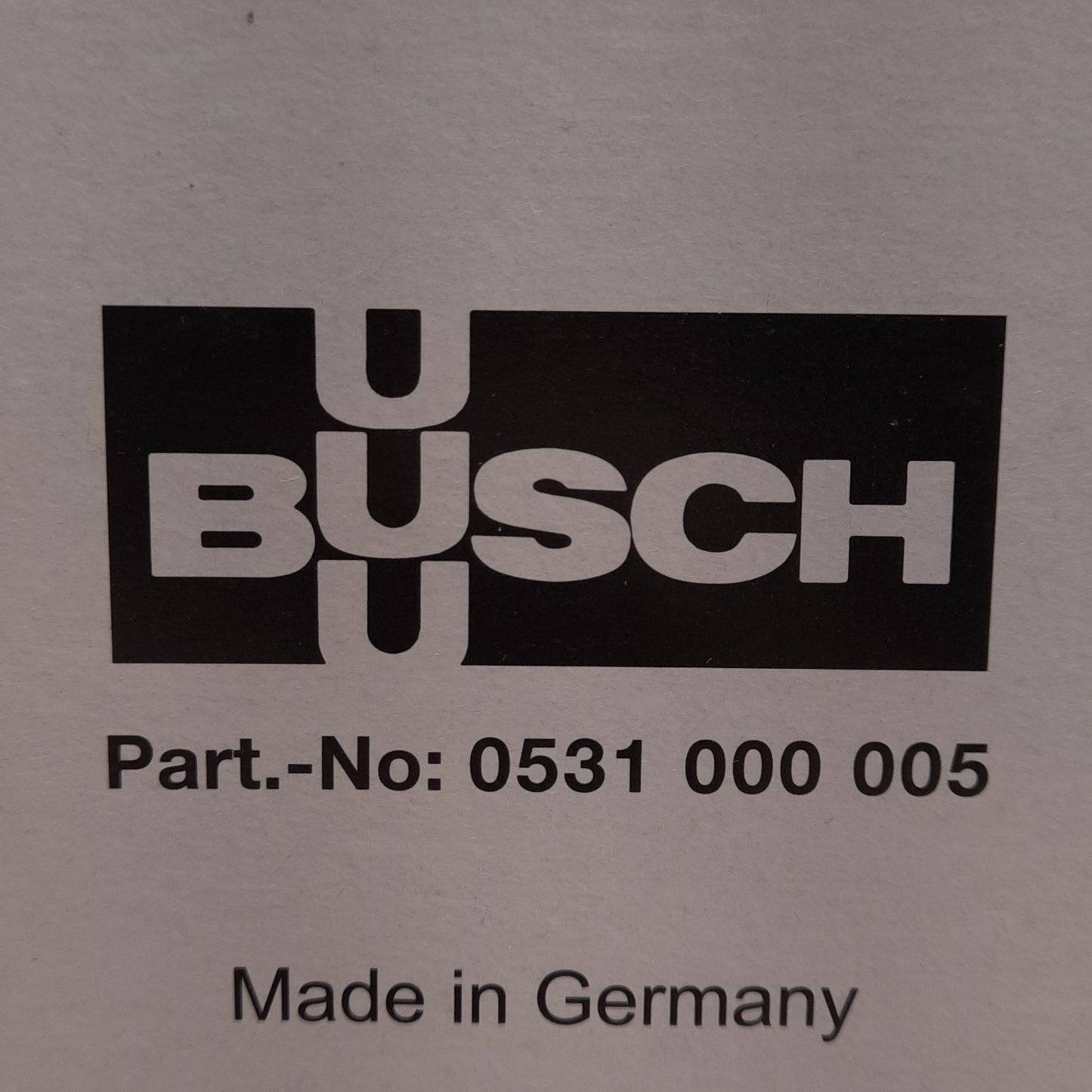 New Busch 0531 000 005 OEM Vacuum Pump Oil Filter For 0400-1600 Series Pumps