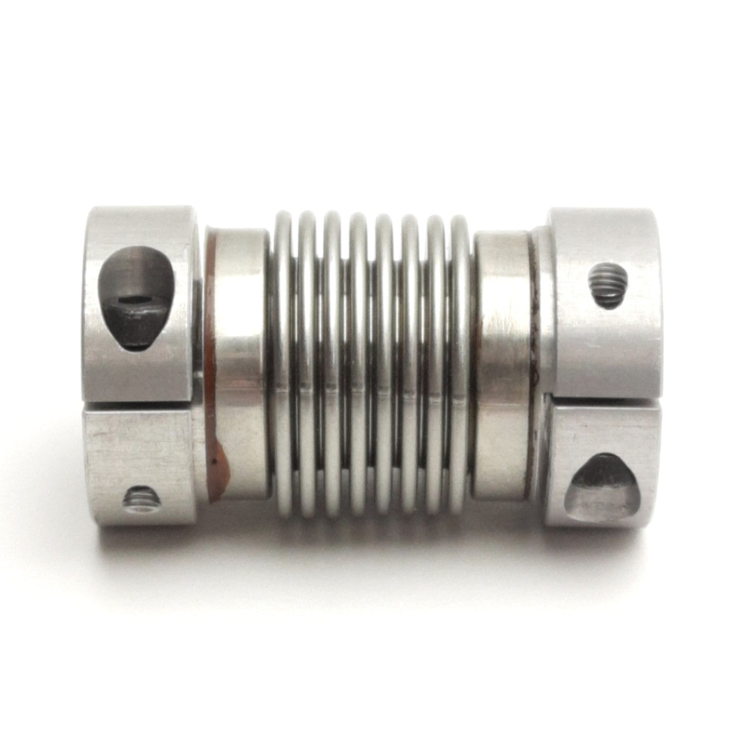 Used Gerwah DK20/43-6H7-6H7 Metal Bellows Coupling 6mm Bores, 43mm Length, 2Nm